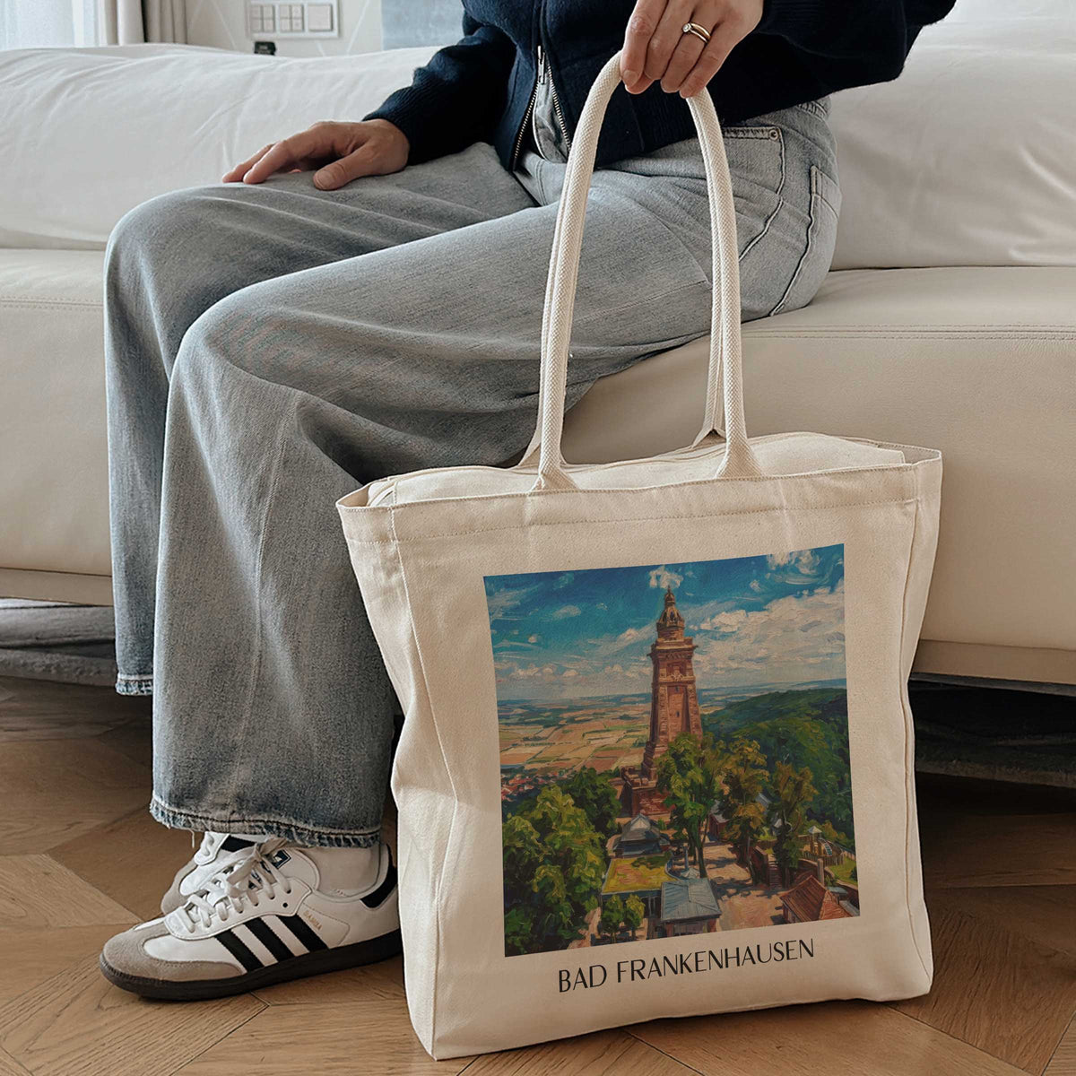 bad-frankenhausen-kyffhäuser-deutschland-einkaufstasche-oil-painting-oelgemaelde