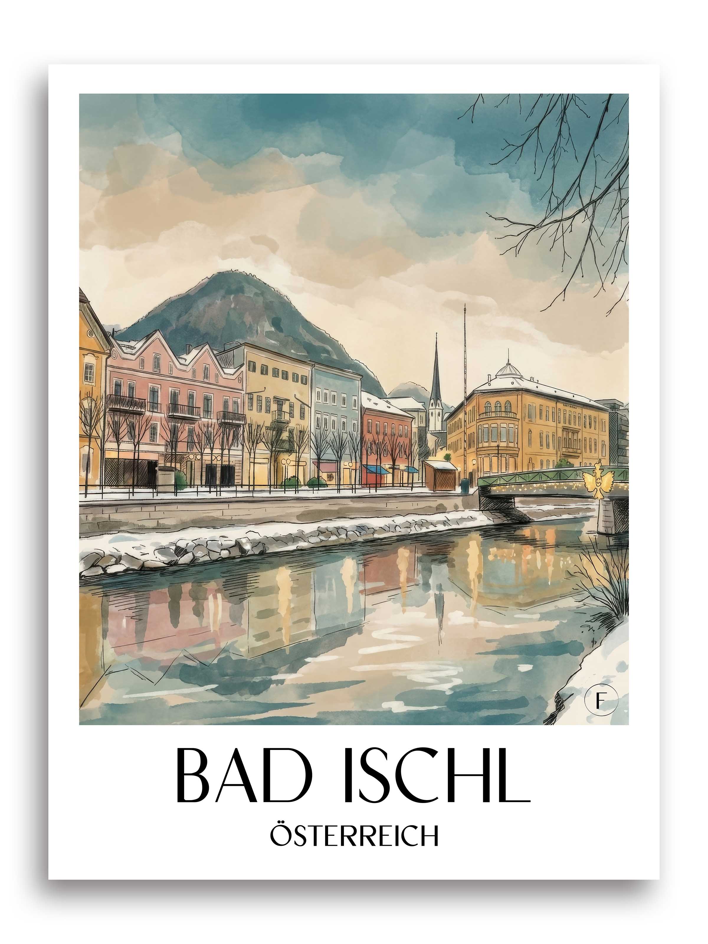 bad-ischl-österreich-österreich-und-österreich-poster-aquarell