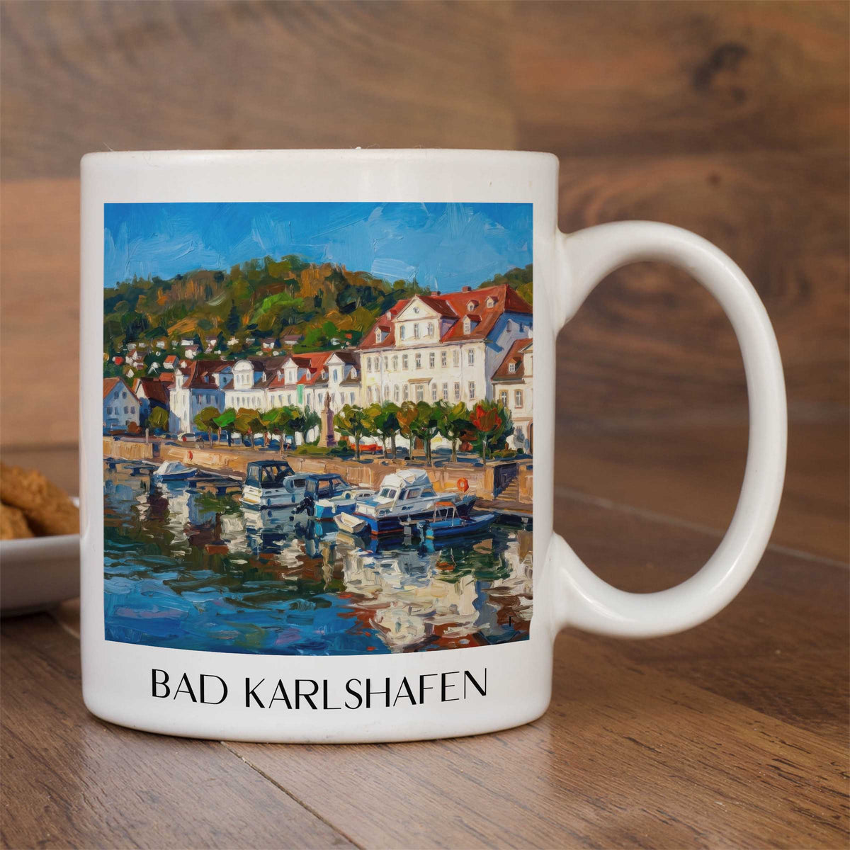 bad-karlshafen-weserbergland-deutschland-kaffeebecher-oil-painting-oelgemaelde