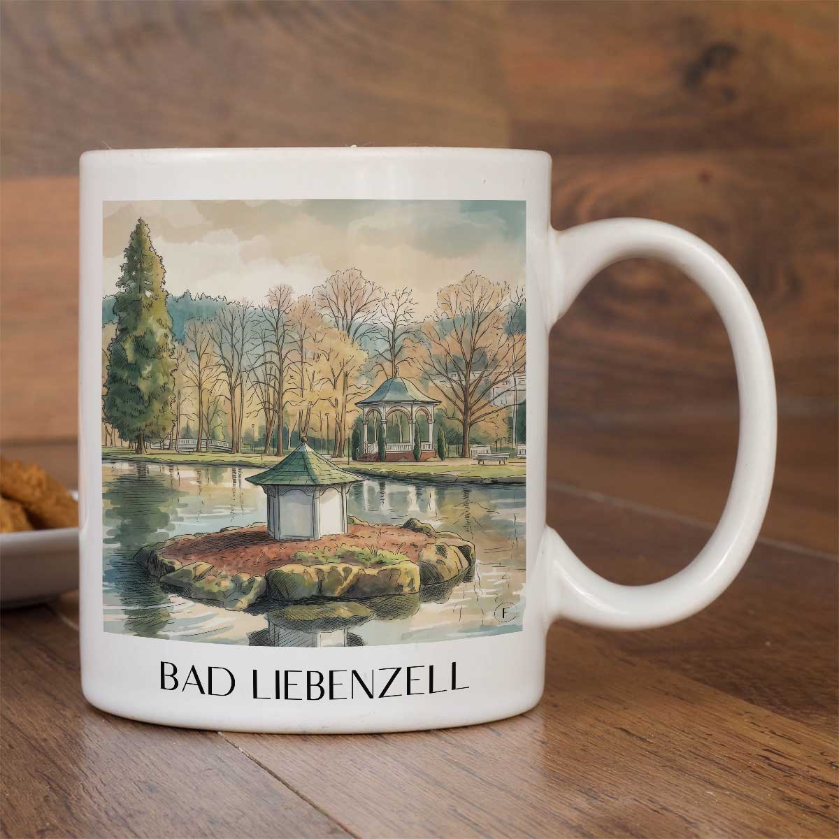 bad-liebenzell-nordschwarzwald-deutschland-kaffeebecher-aquarell