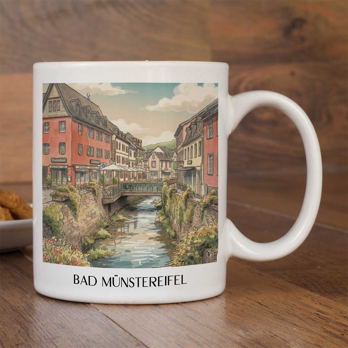 bad-münstereifel-eifel-deutschland-kaffeebecher-aquarell