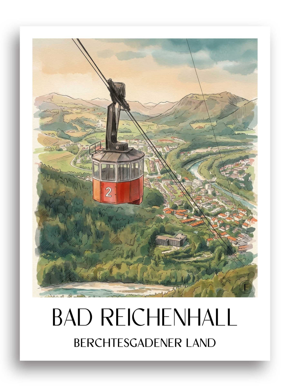 bad-reichenhall-berchtesgadener-land-deutschland-poster-aquarell