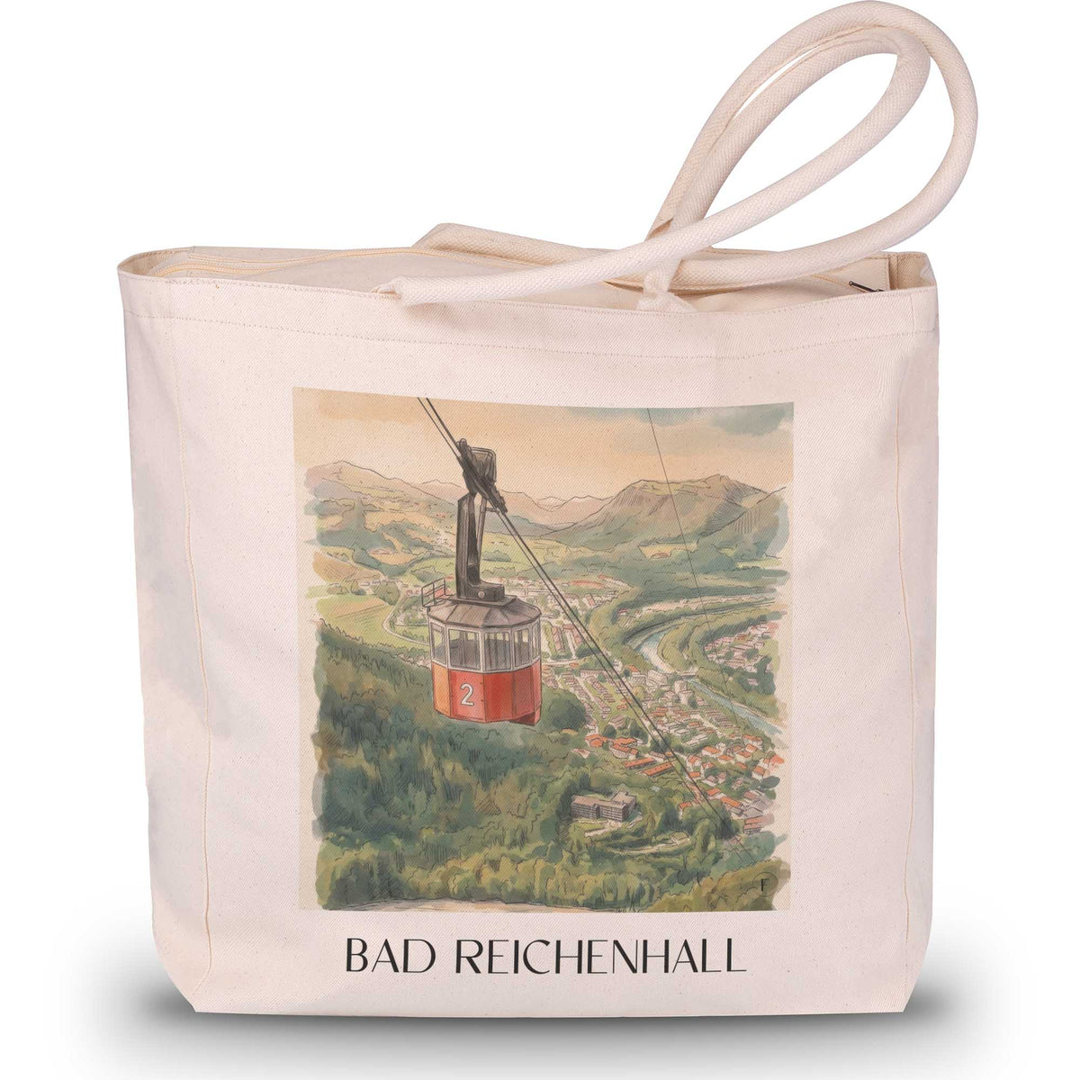 bad-reichenhall-berchtesgadener-land-deutschland-einkaufstasche-aquarell