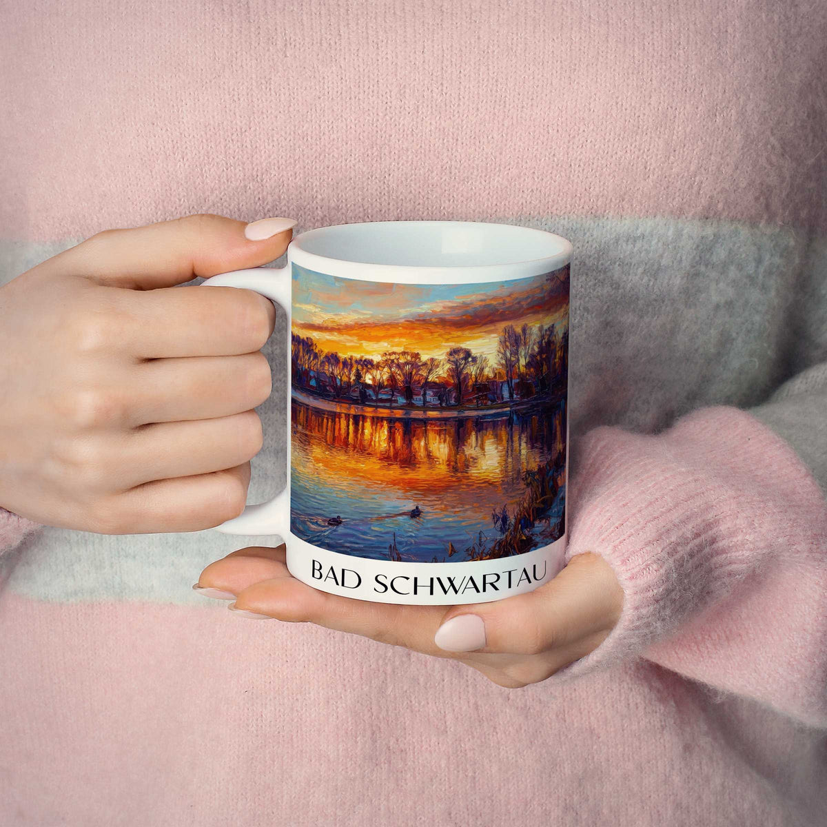 bad-schwartau-ostholstein-deutschland-kaffeebecher-oil-painting-oelgemaelde