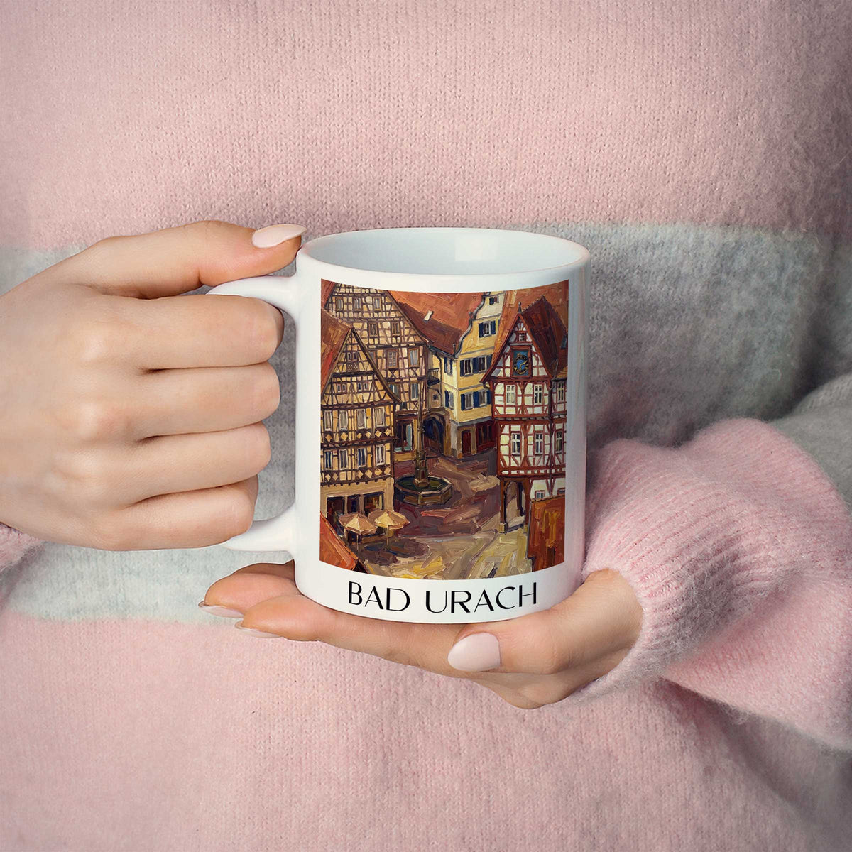 bad-urach-schwäbische-alb-deutschland-kaffeebecher-oil-painting-oelgemaelde