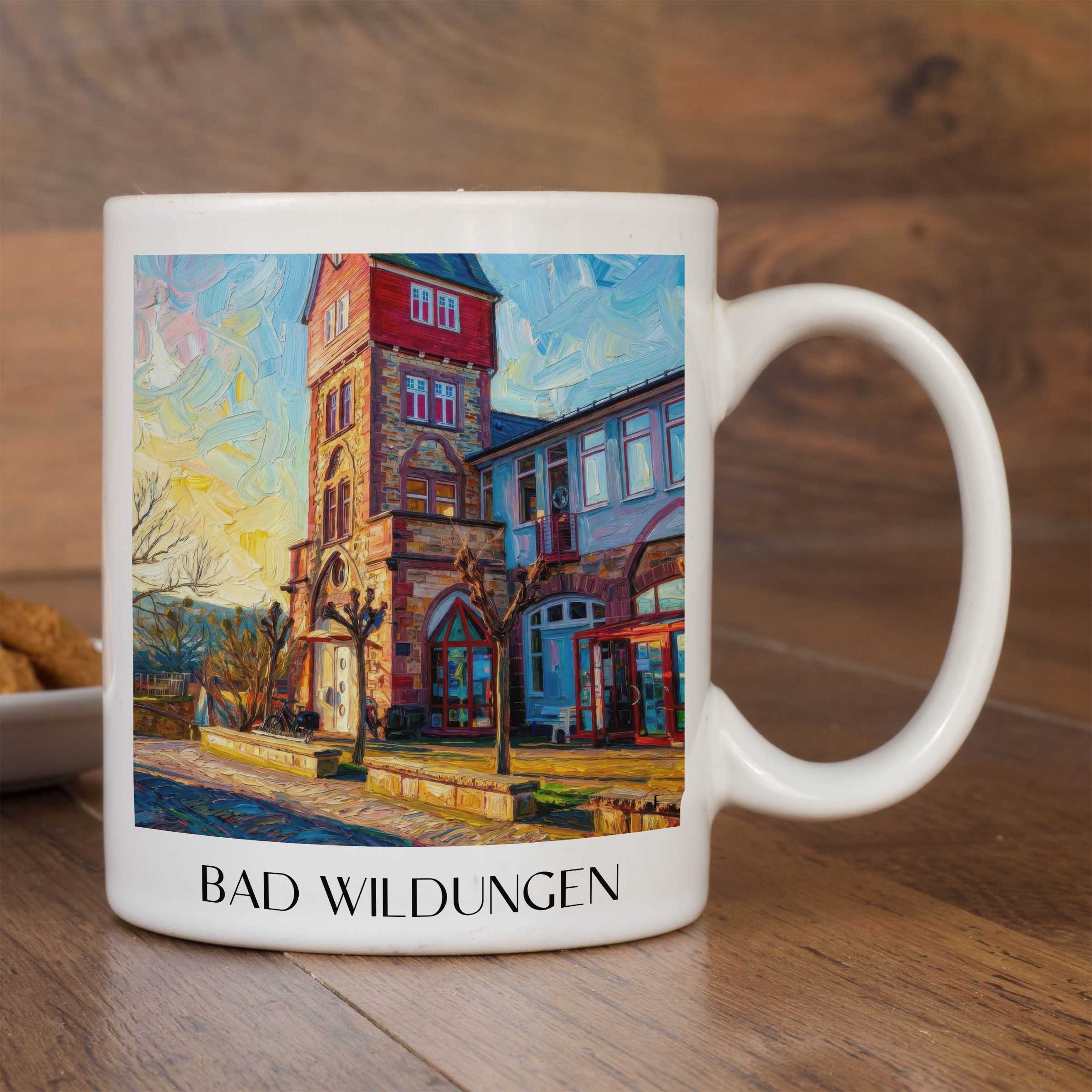 bad-wildungen-hessen-deutschland-kaffeebecher-oil-painting-oelgemaelde