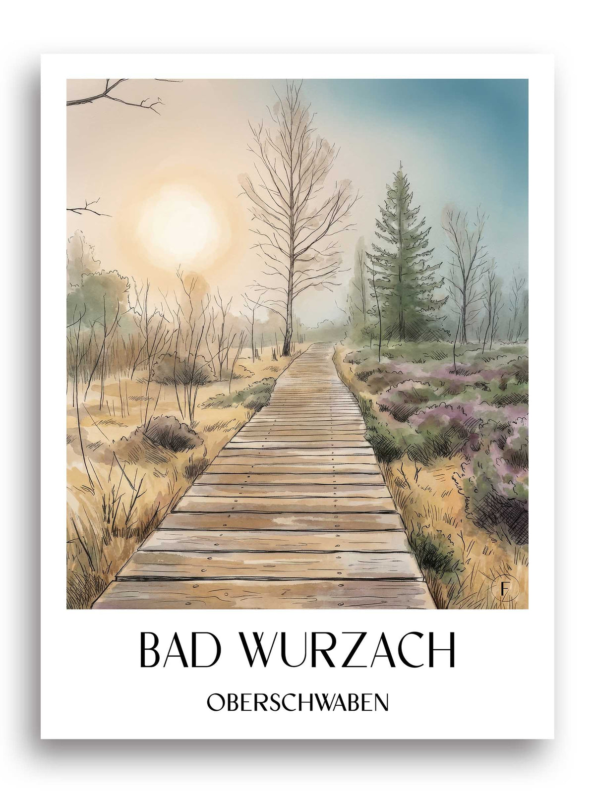 bad-wurzach-oberschwaben-deutschland-poster-aquarell