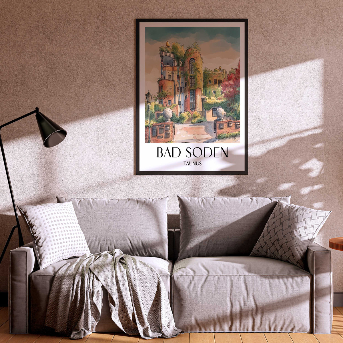 bad-soden-taunus-deutschland-poster-aquarell