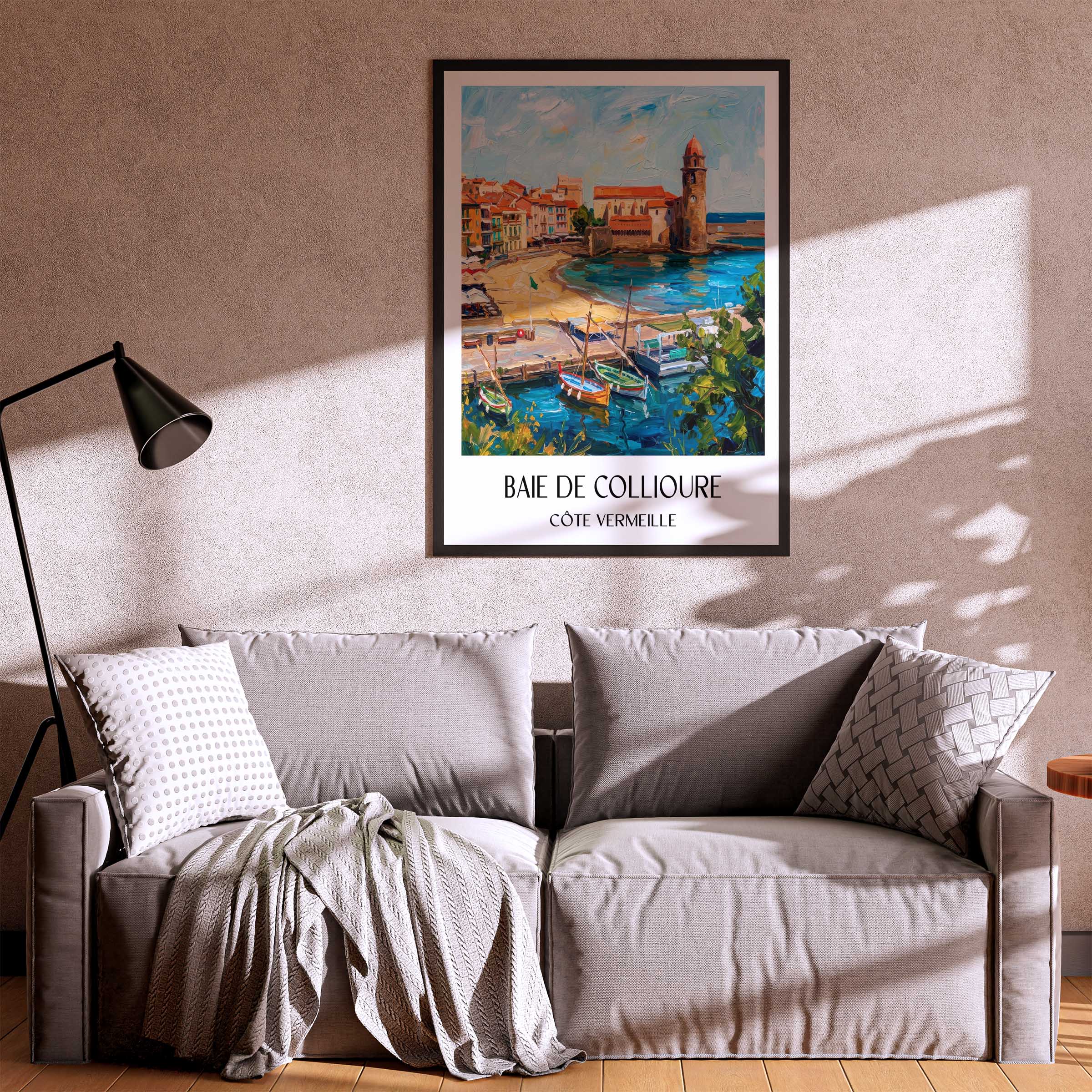 baie-de-collioure-côte-vermeille-frankreich-poster-oil-painting-oelgemaelde