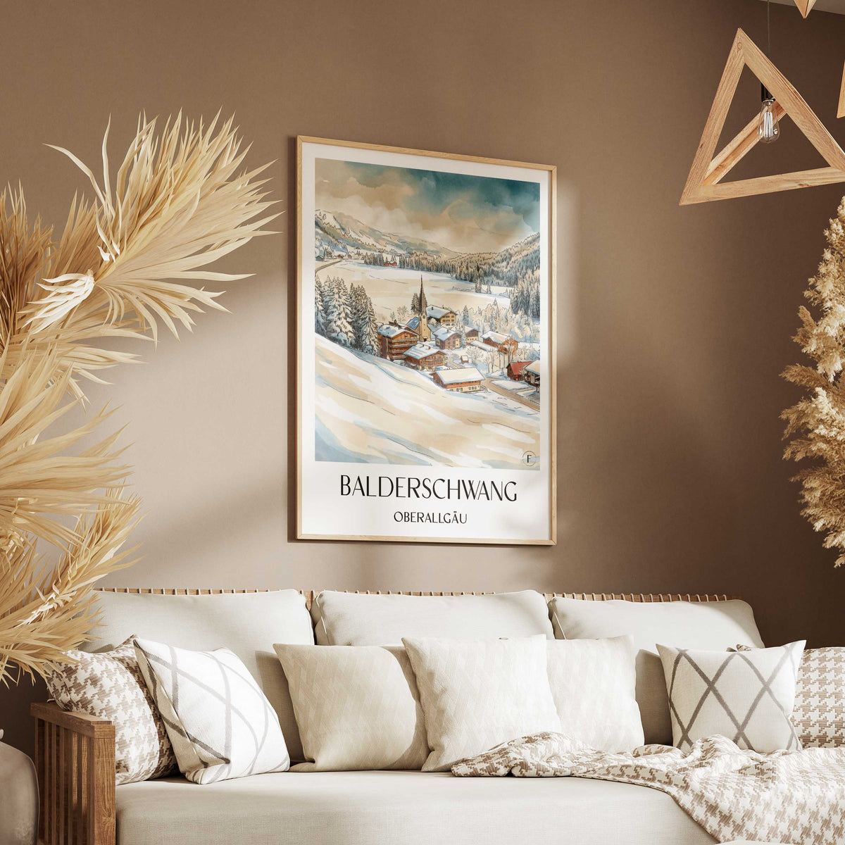 balderschwang-oberallgäu-deutschland-poster-aquarell