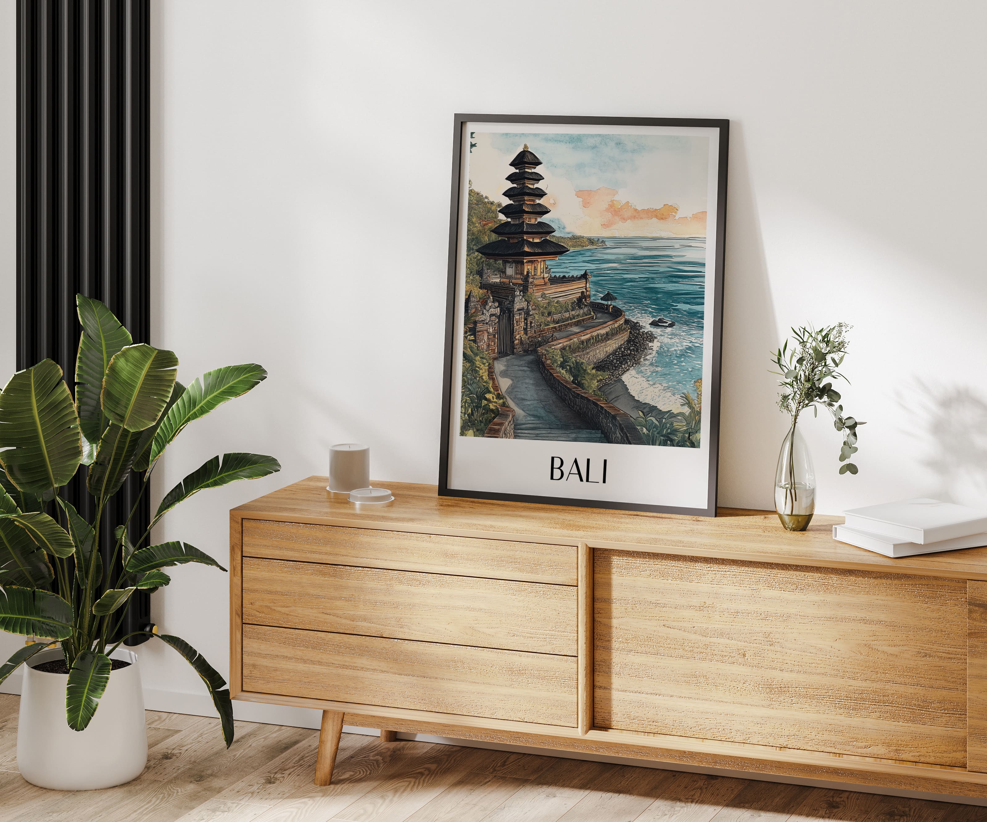 bali-indonesien-poster-aquarell