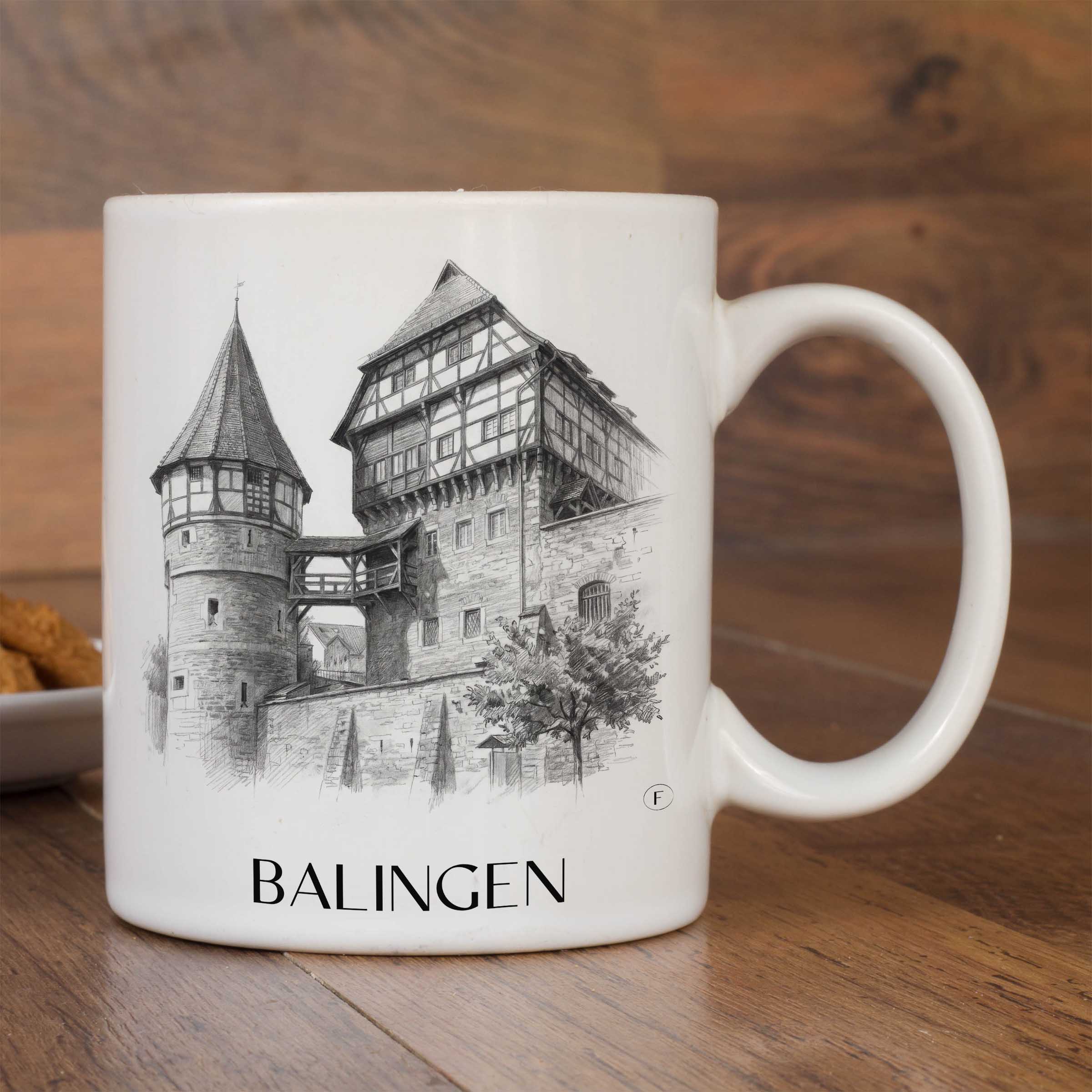 balingen-deutschland-kaffeebecher-bleistift-zeichnung-drawing