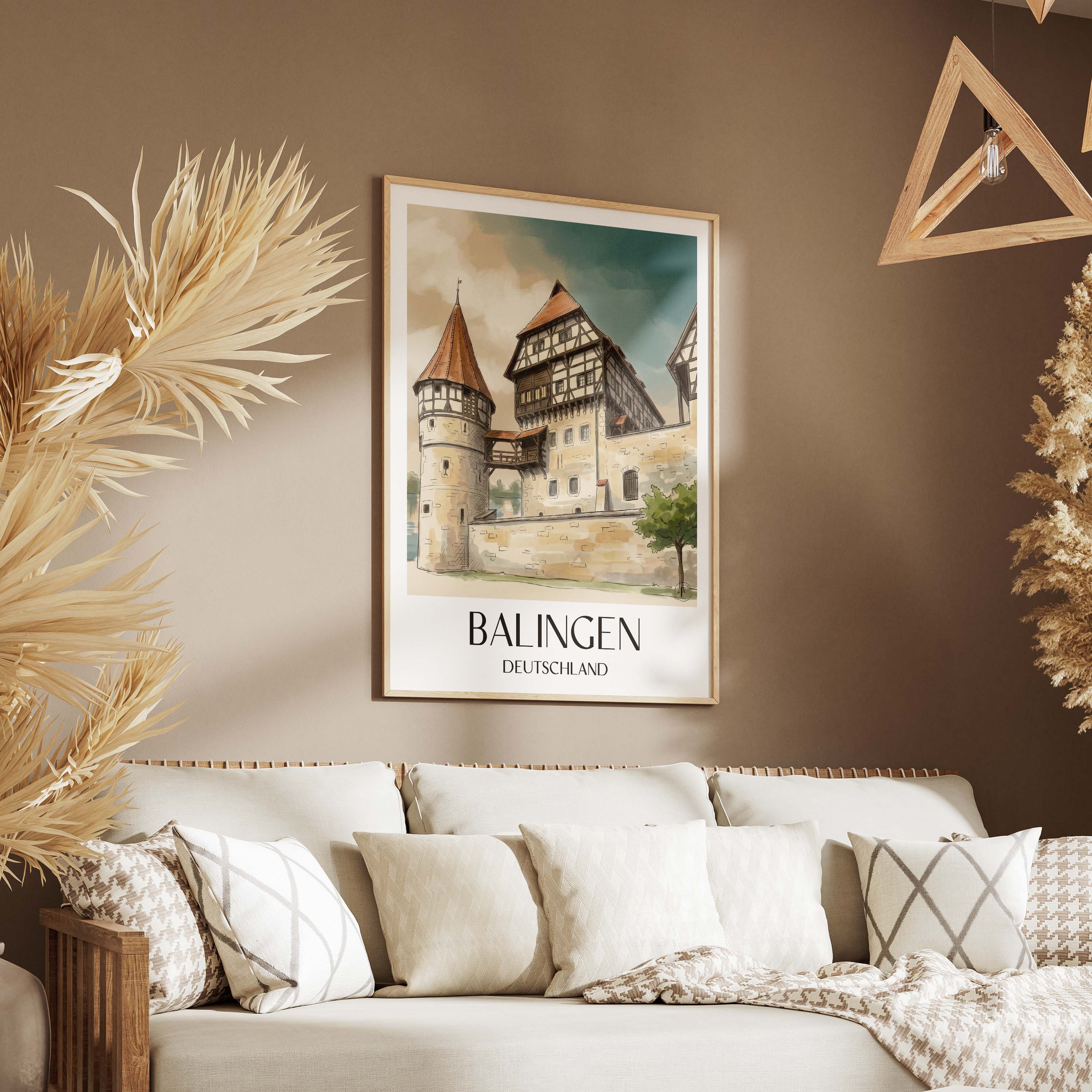 balingen-deutschland-poster-aquarell
