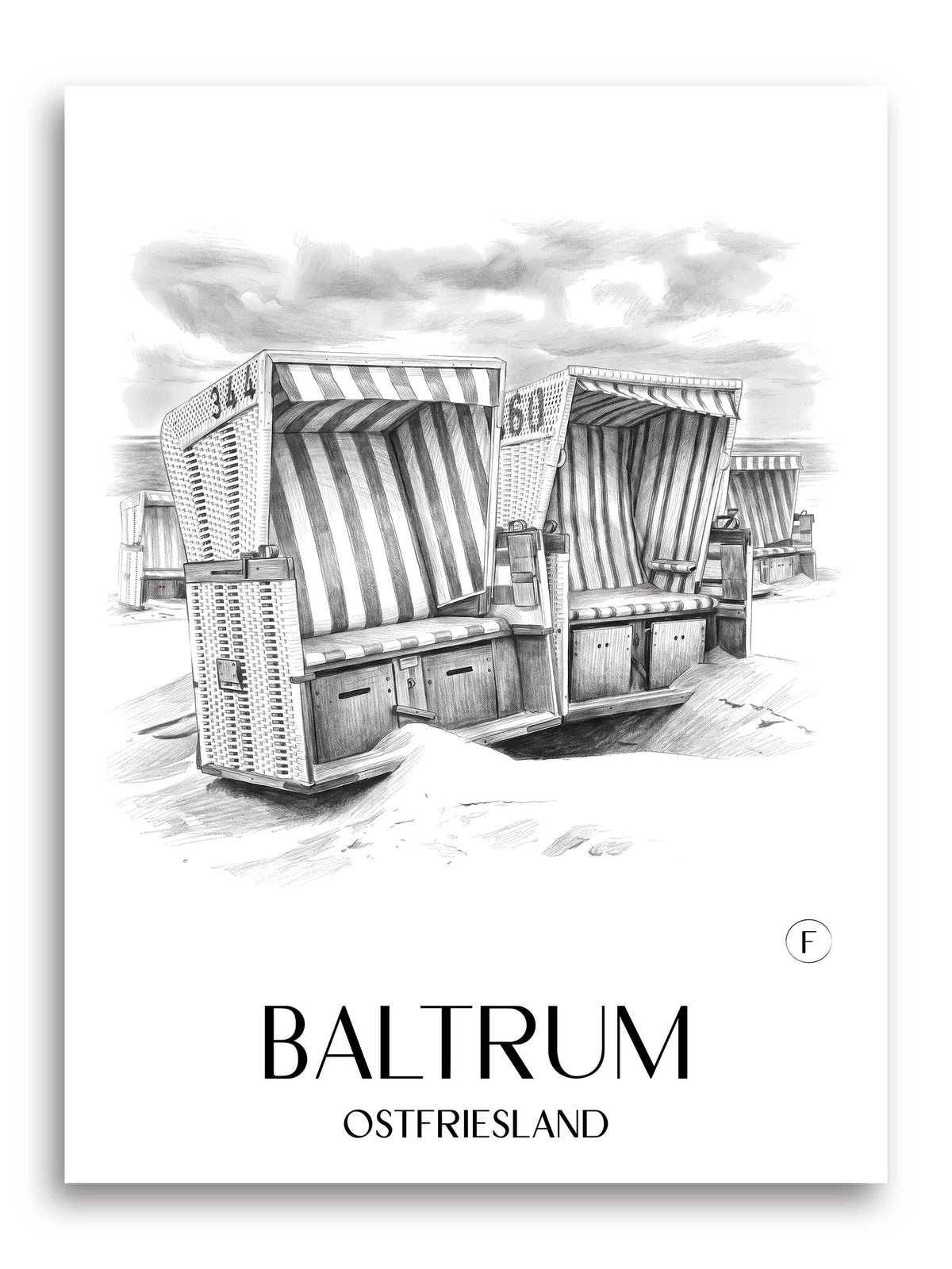 baltrum-ostfriesland-deutschland-poster-bleistift-zeichnung-drawing