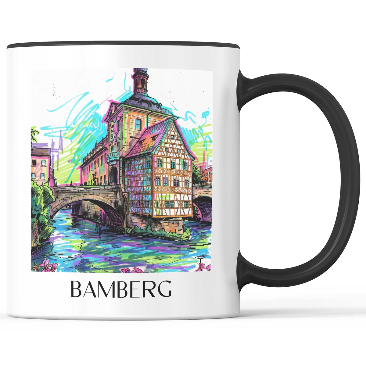 bamberg-deutschland-kaffeebecher-graffiti