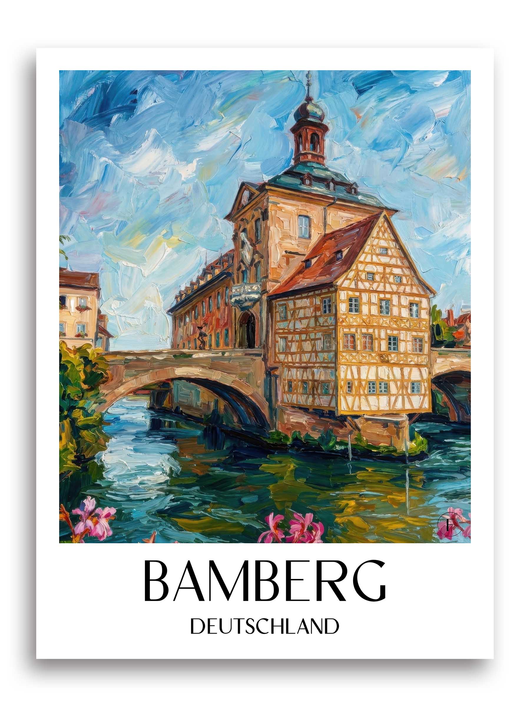 bamberg-deutschland-poster-oil-painting-oelgemaelde