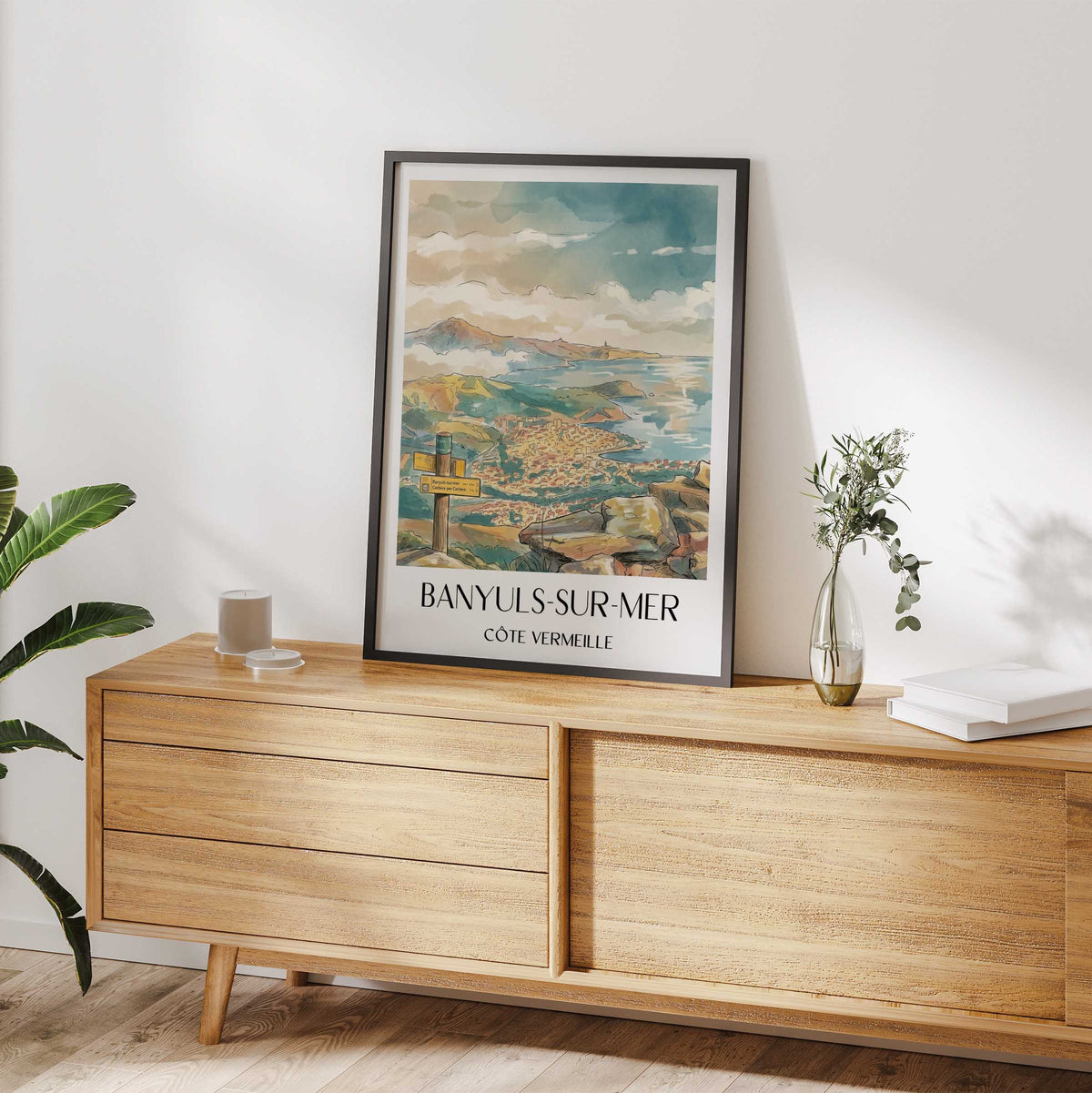 banyuls-sur-mer-côte-vermeille-frankreich-poster-aquarell