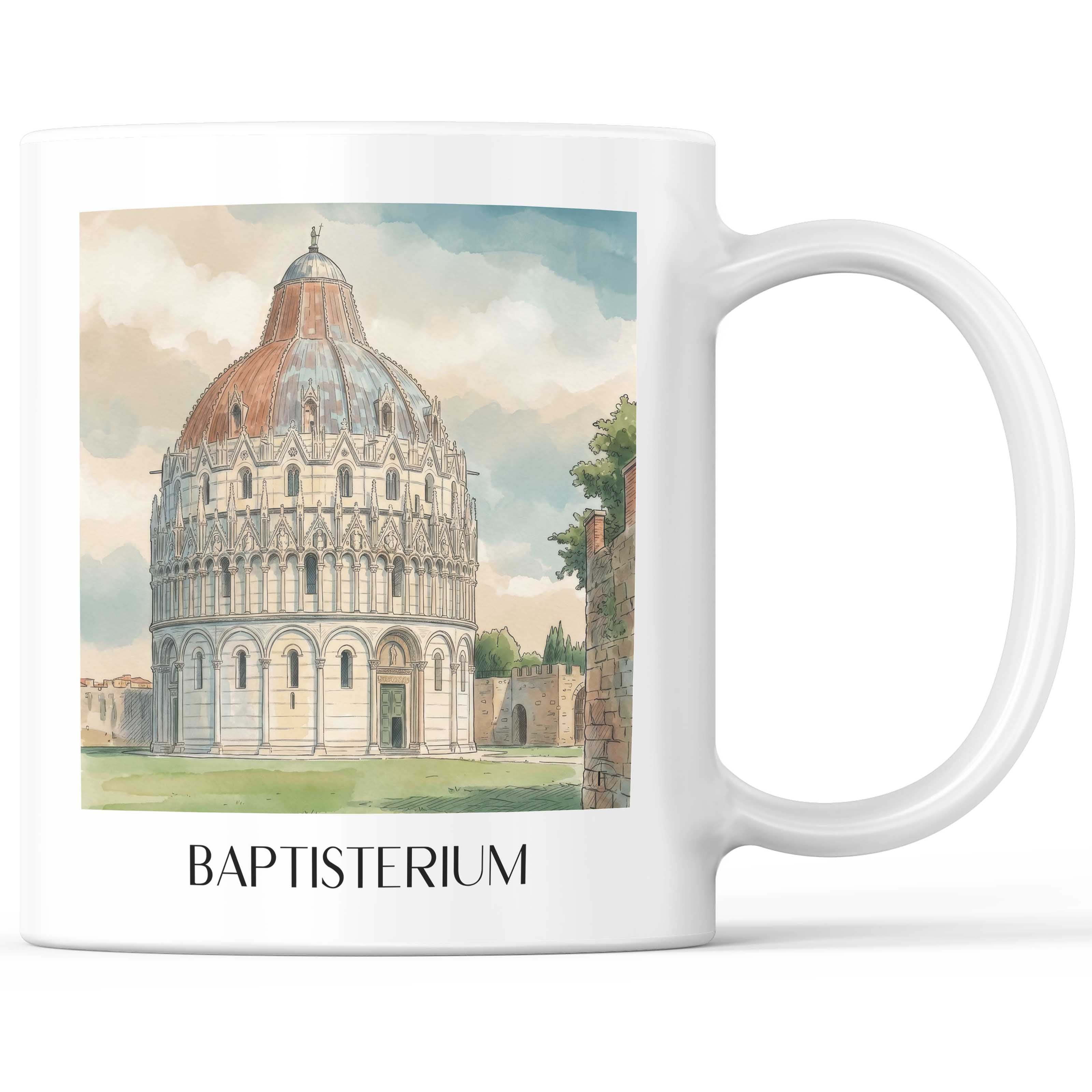 baptisterium-pisa-italien-kaffeebecher-aquarell