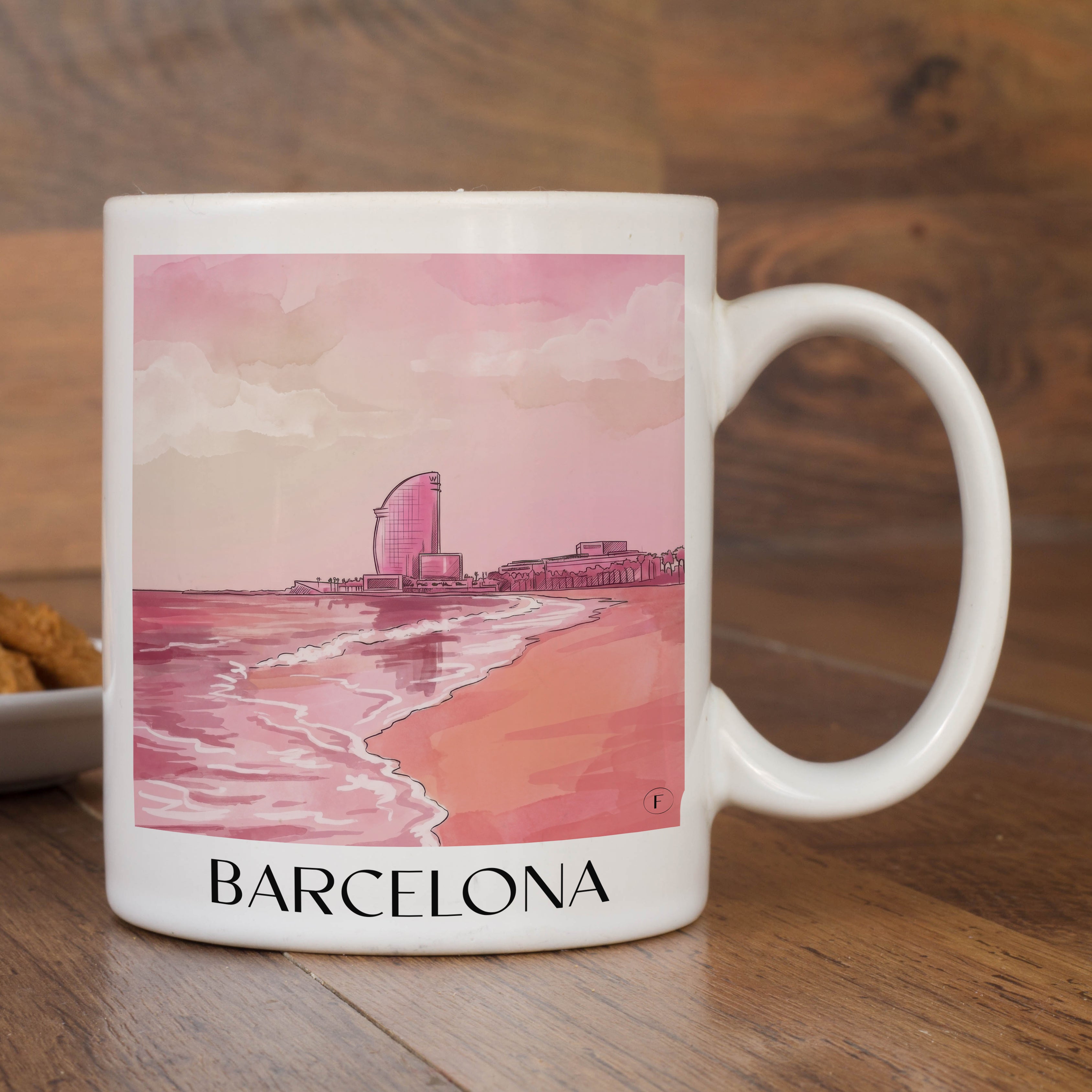 barcelona-spanien-spanien-kaffeebecher-aquarell-pink-rosa