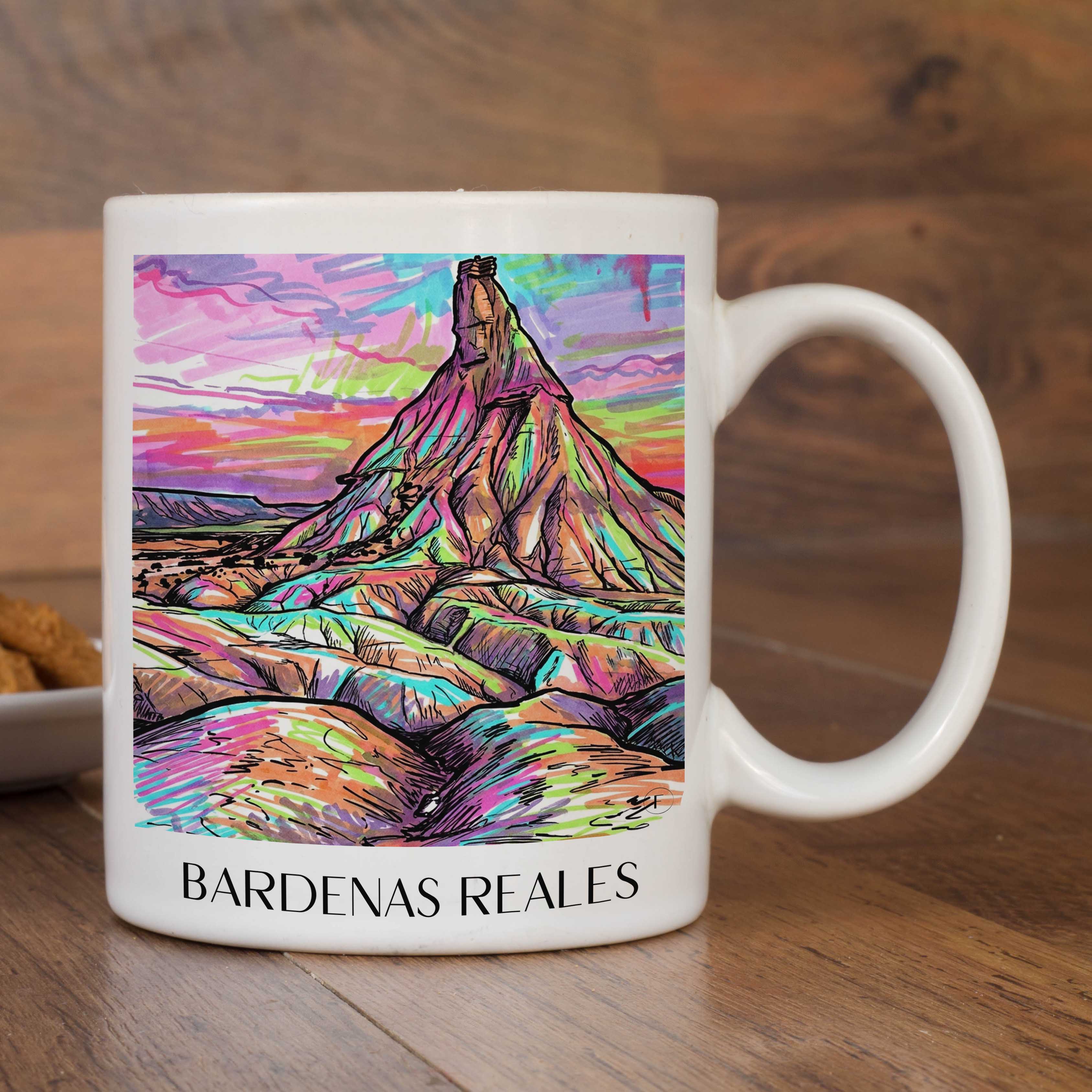 bardenas-reales-spanien-spanien-kaffeebecher-graffiti
