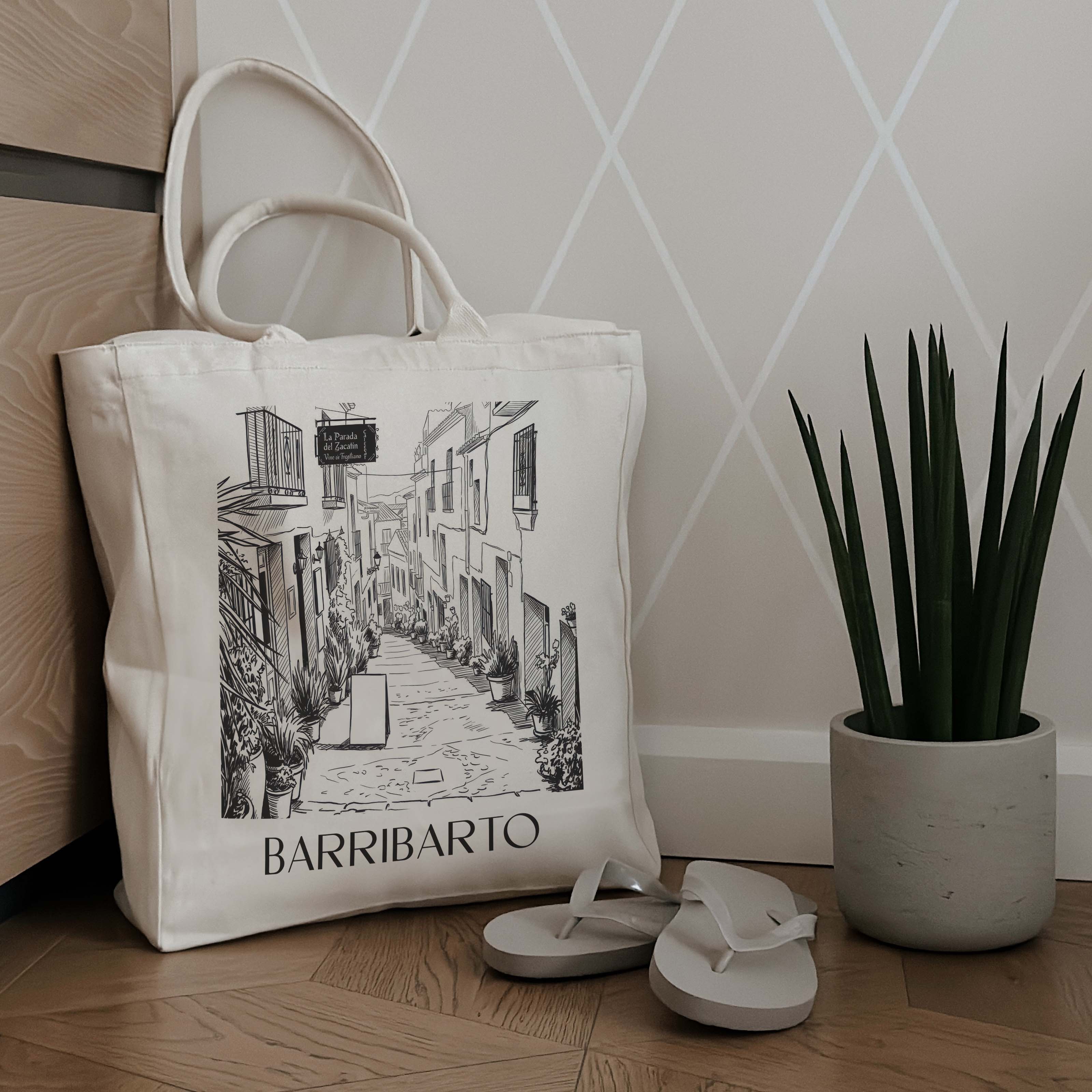 barribarto-frigiliana-spanien-einkaufstasche-skizze