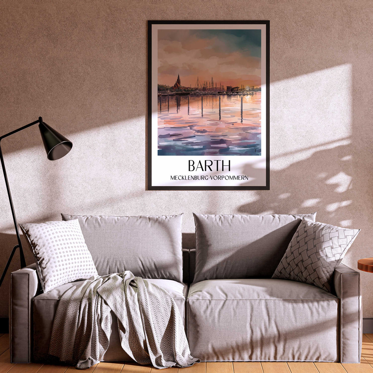barth-mecklenburg-vorpommern-deutschland-poster-aquarell