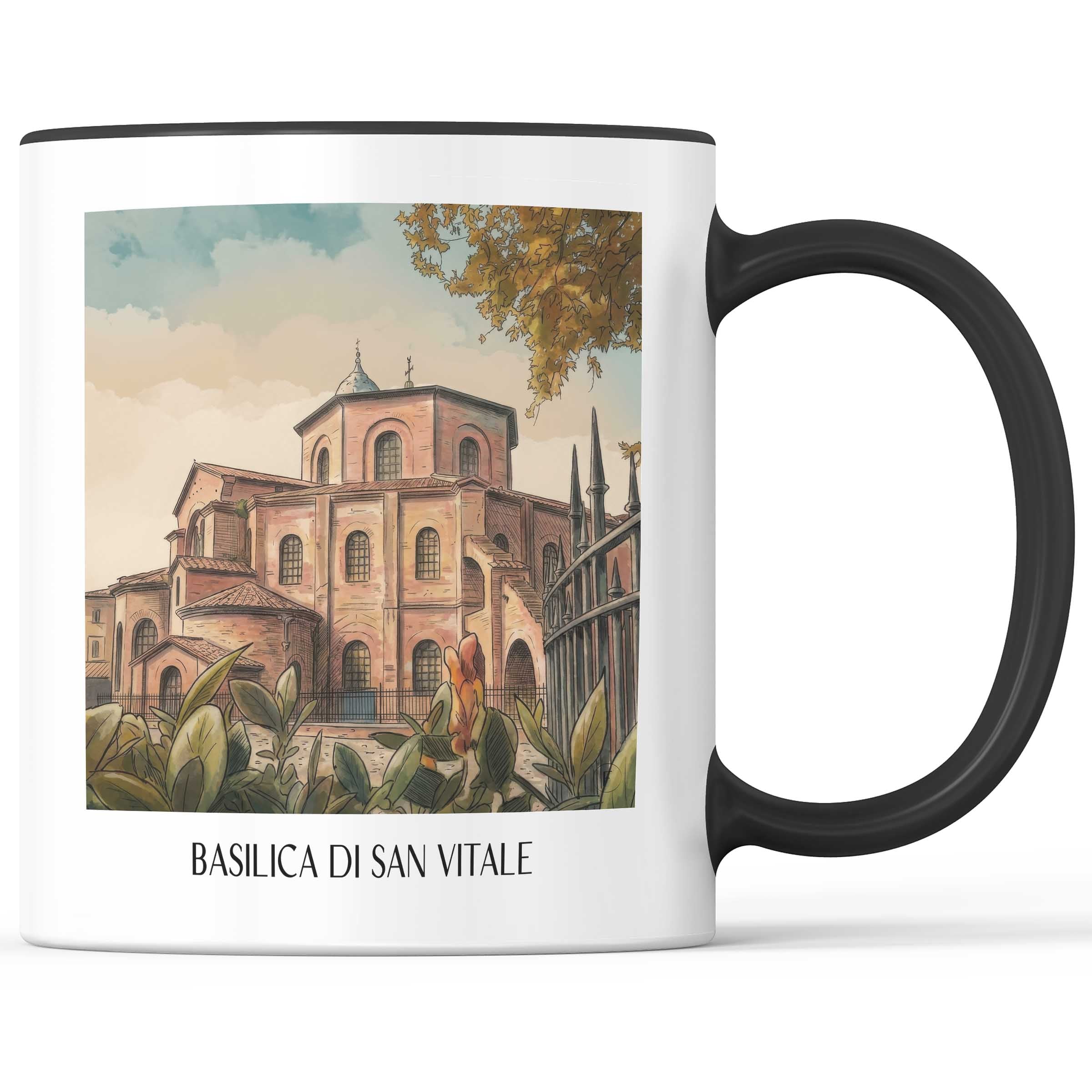 basilica-di-san-vitale-ravenna-italien-kaffeebecher-aquarell