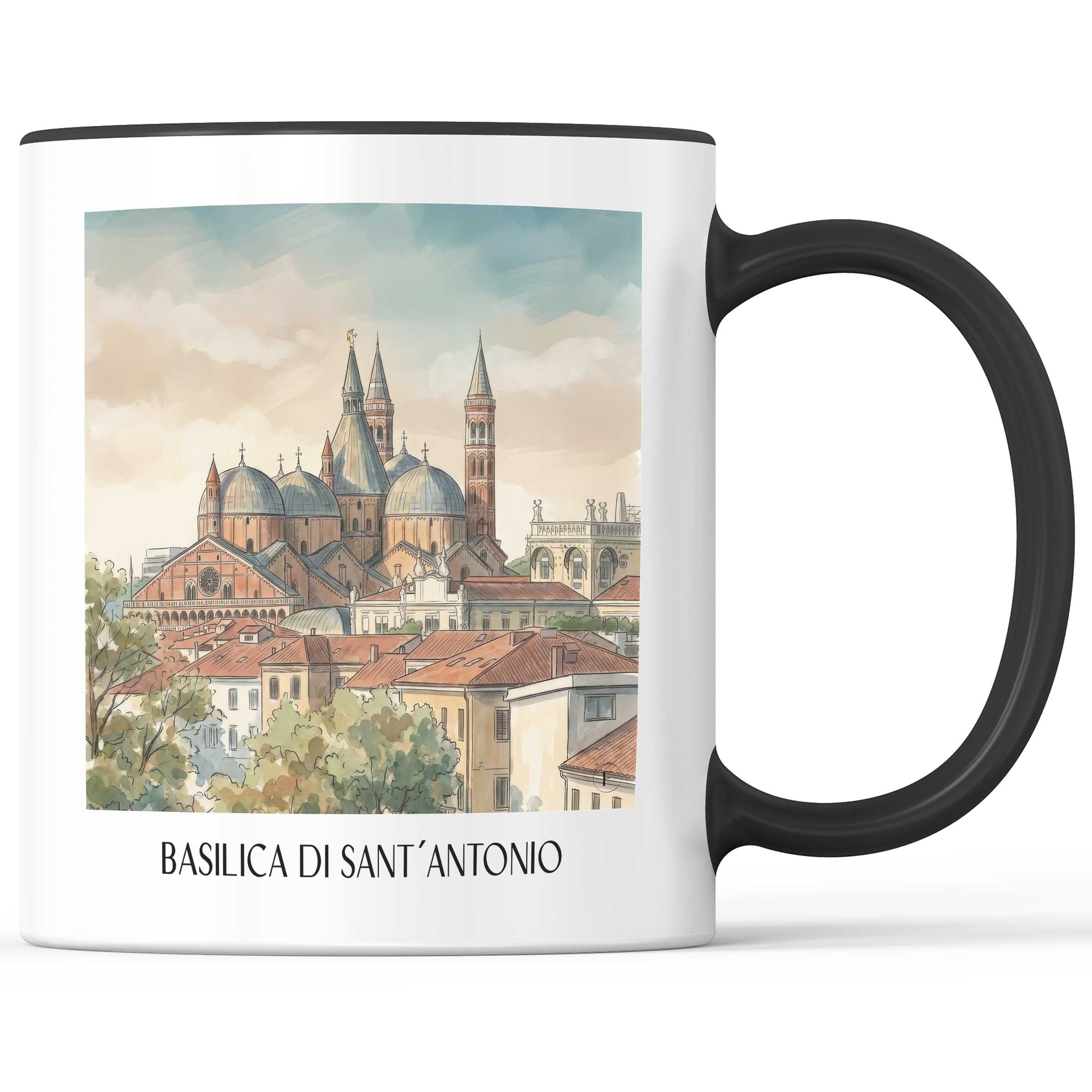 basilica-di-sant´antonio-padua-italien-kaffeebecher-aquarell