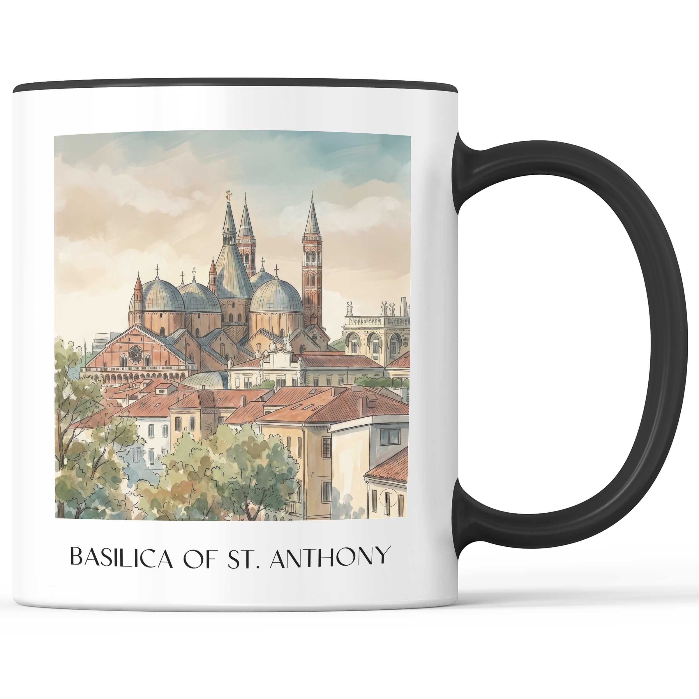 Basilica di Sant´Antonio Kaffeebecher - Padua - Italien Becher - Kaffeetasse im Aquarell Stil - favplace