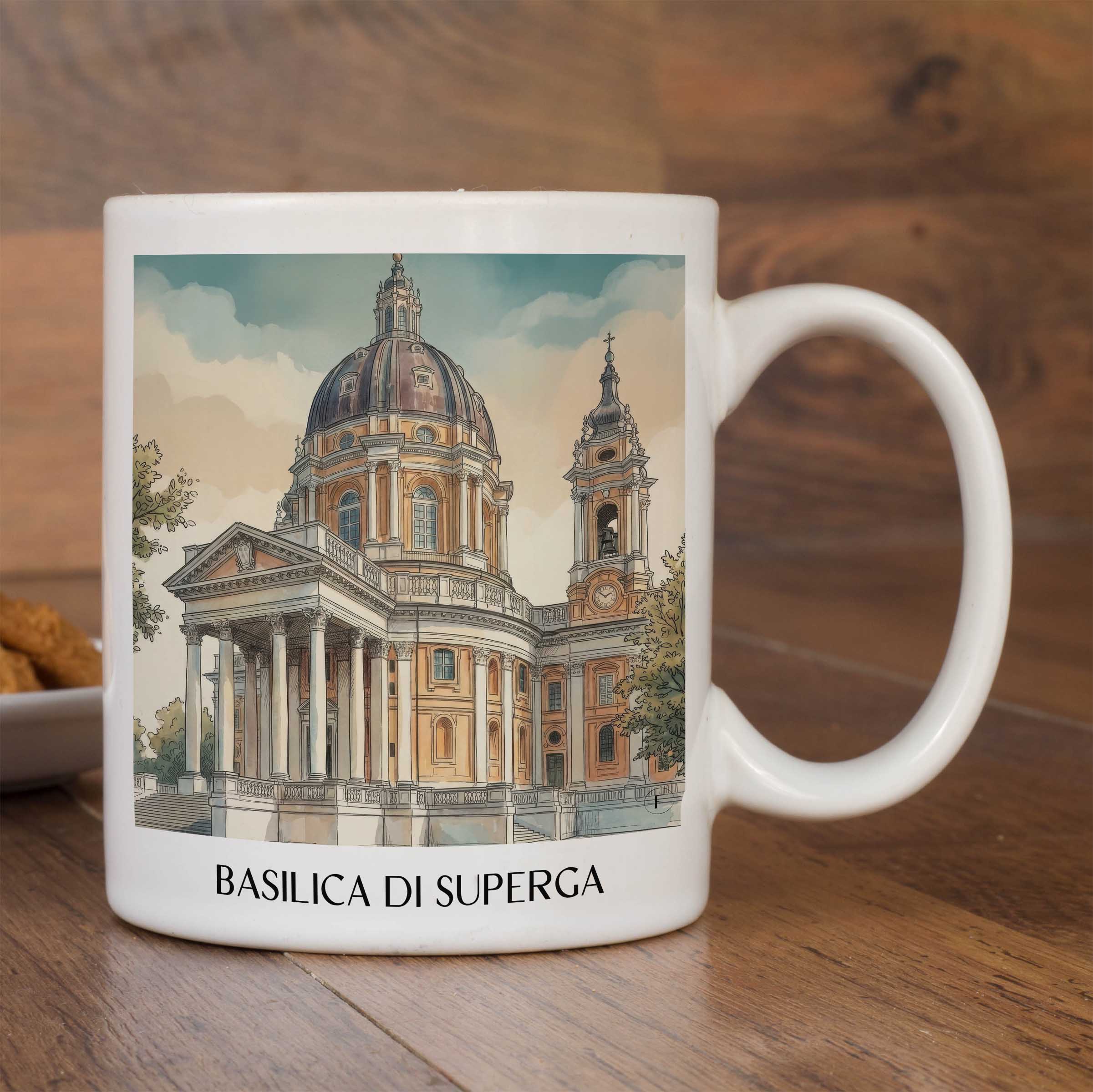 basilica-di-superga-turin-italien-kaffeebecher-aquarell