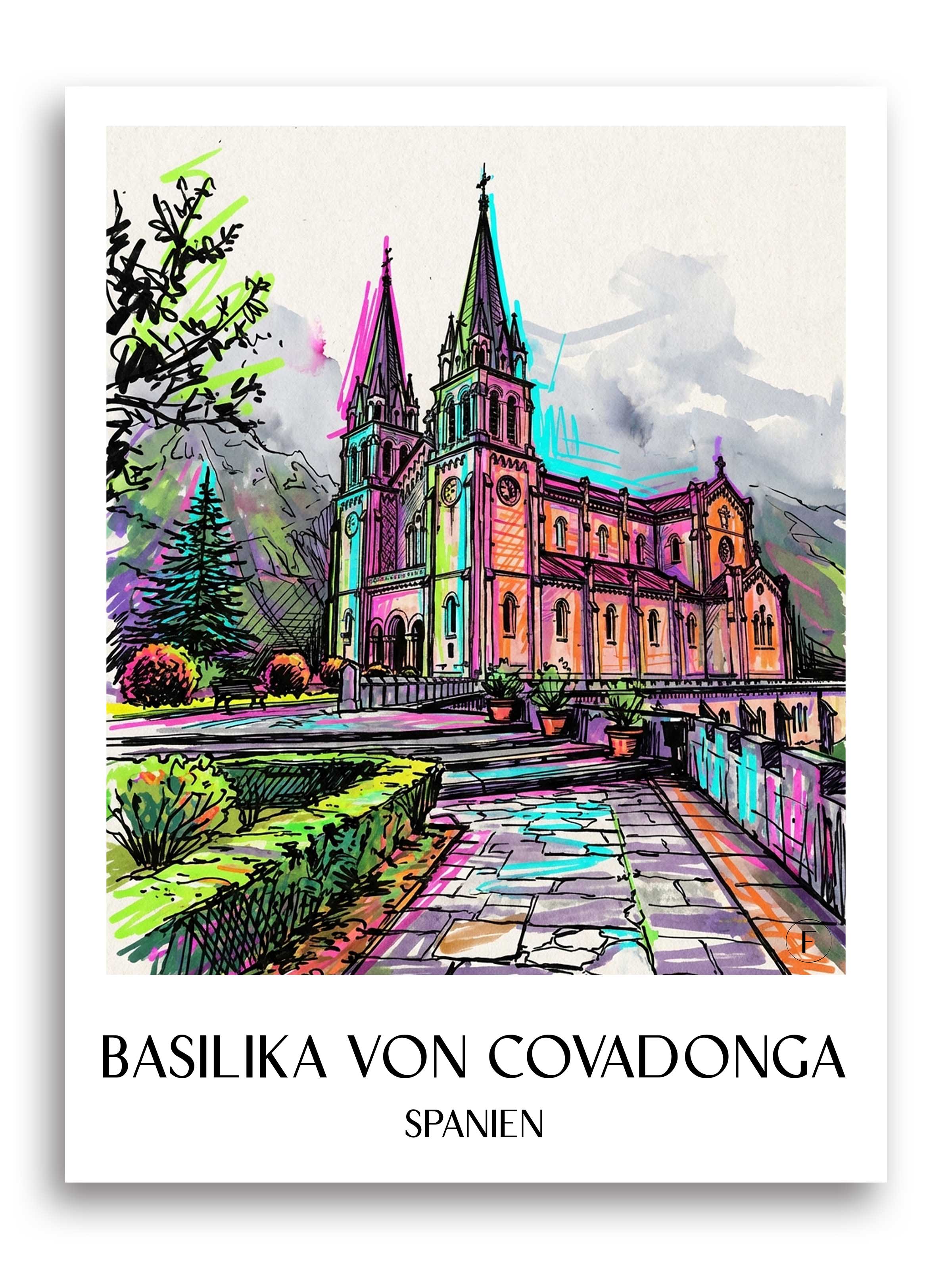 basilika-von-covadonga-spanien-spanien-poster-graffiti