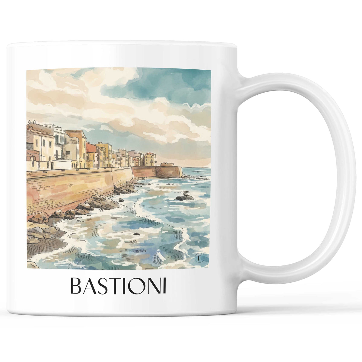bastioni--alghero-italien-kaffeebecher-aquarell