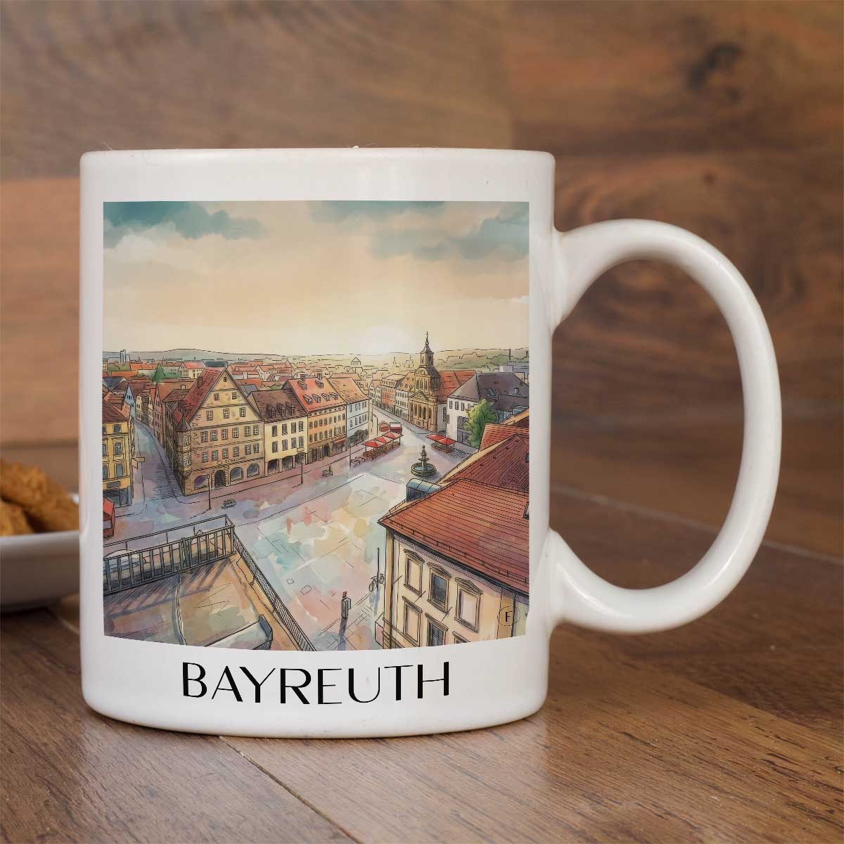bayreuth-oberfranken-deutschland-kaffeebecher-aquarell
