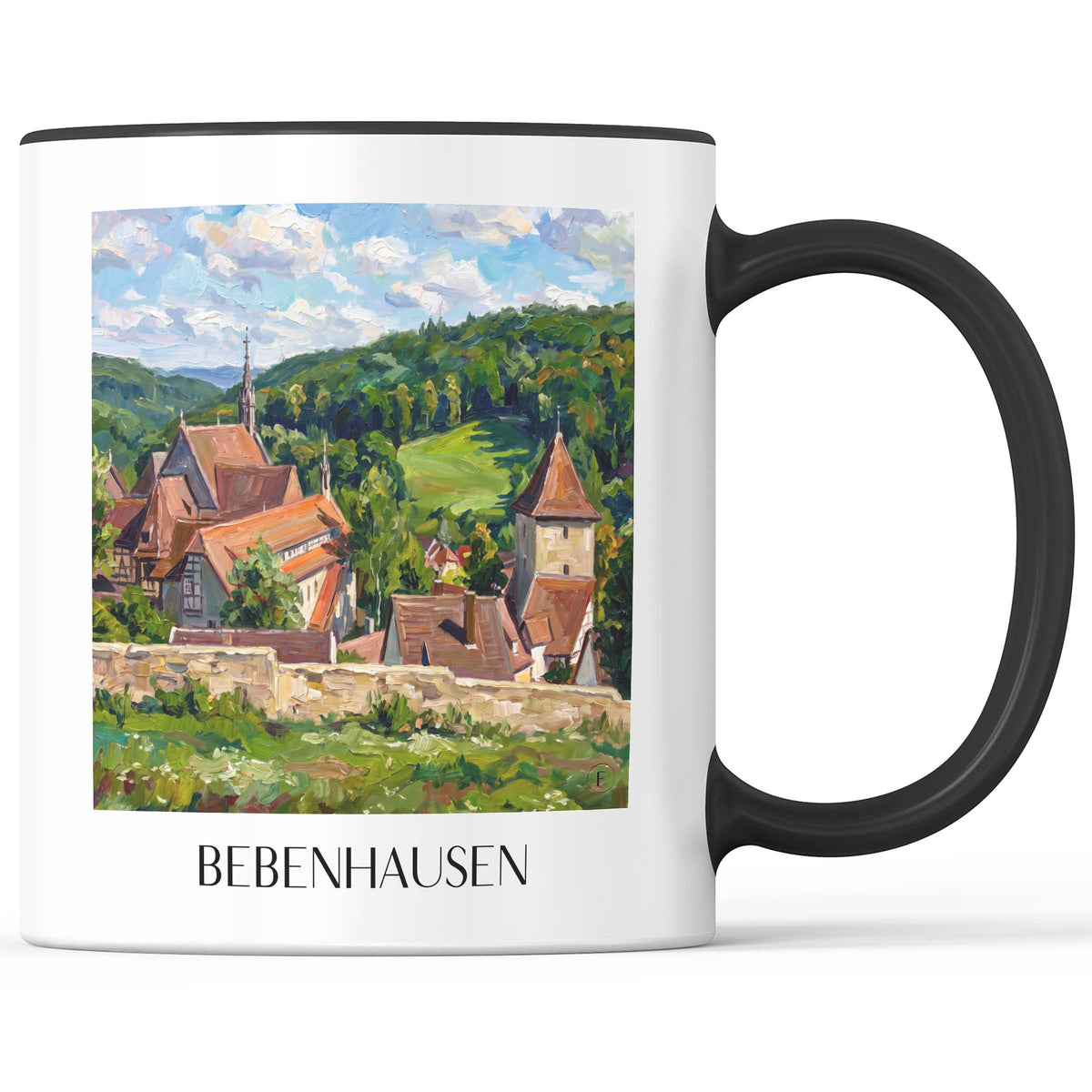 bebenhausen-schönbuch-deutschland-kaffeebecher-oil-painting-oelgemaelde