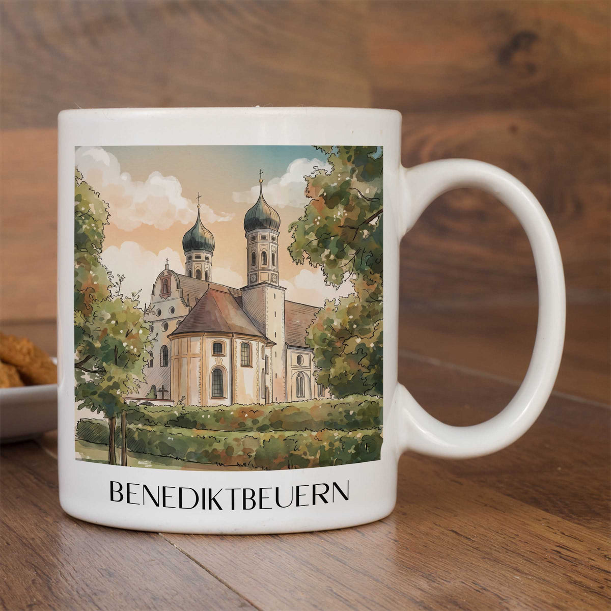 benediktbeuern-alpenvorland-deutschland-kaffeebecher-aquarell