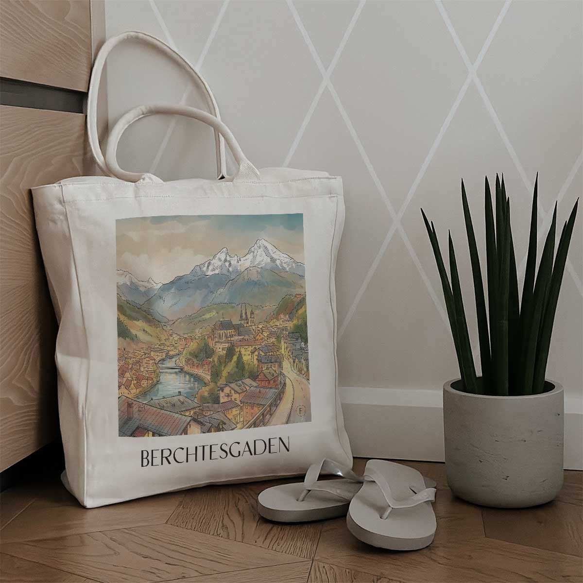 berchtesgaden-(bei-nacht)-bayern-deutschland-einkaufstasche-aquarell