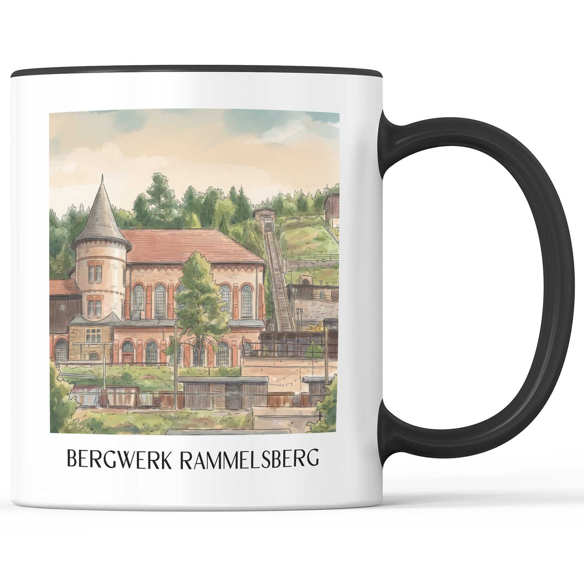 bergwerk-rammelsberg-goslar-deutschland-kaffeebecher-aquarell