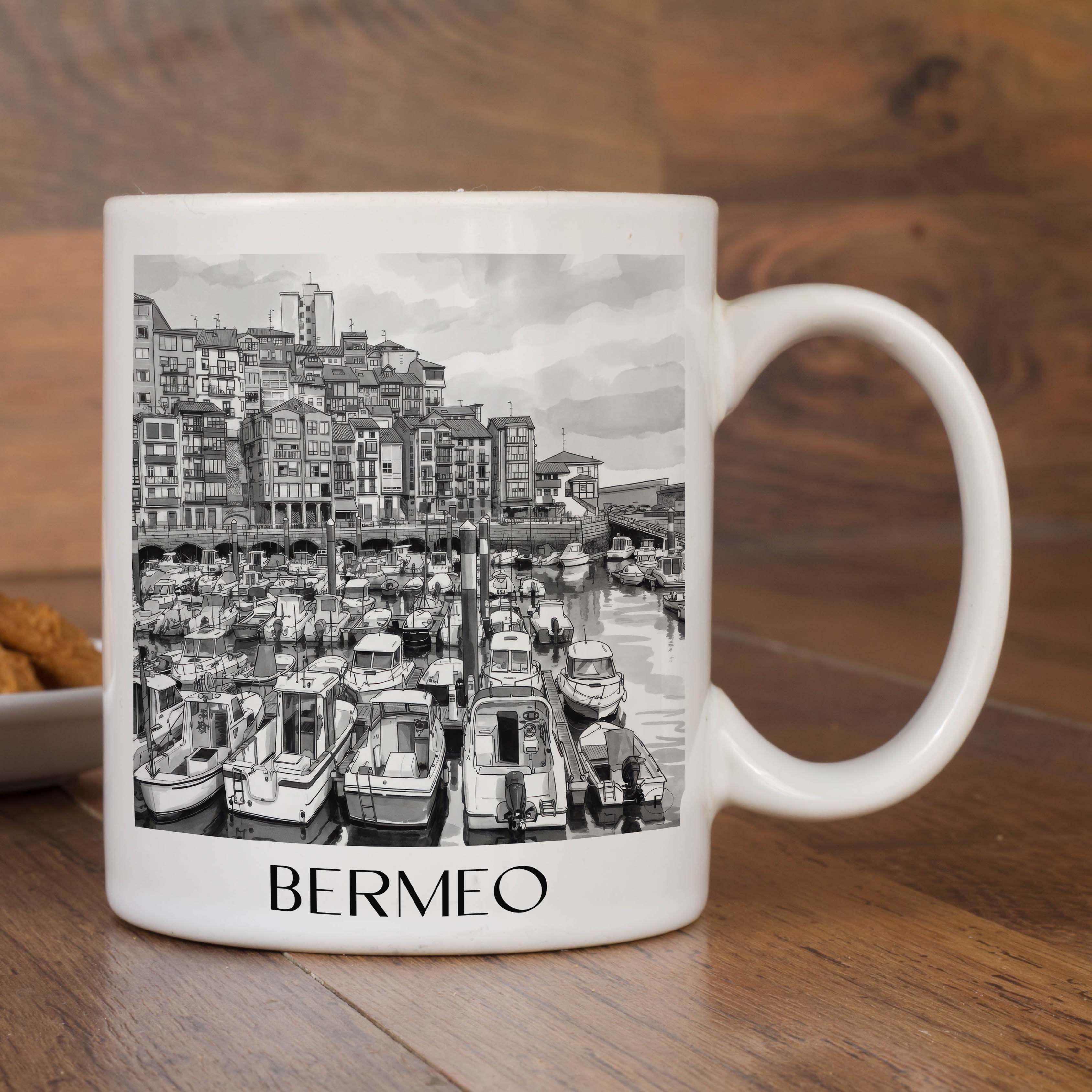 bermeo--spanien-spanien-und-spanien-kaffeebecher-aquarell-schwarz-weiss