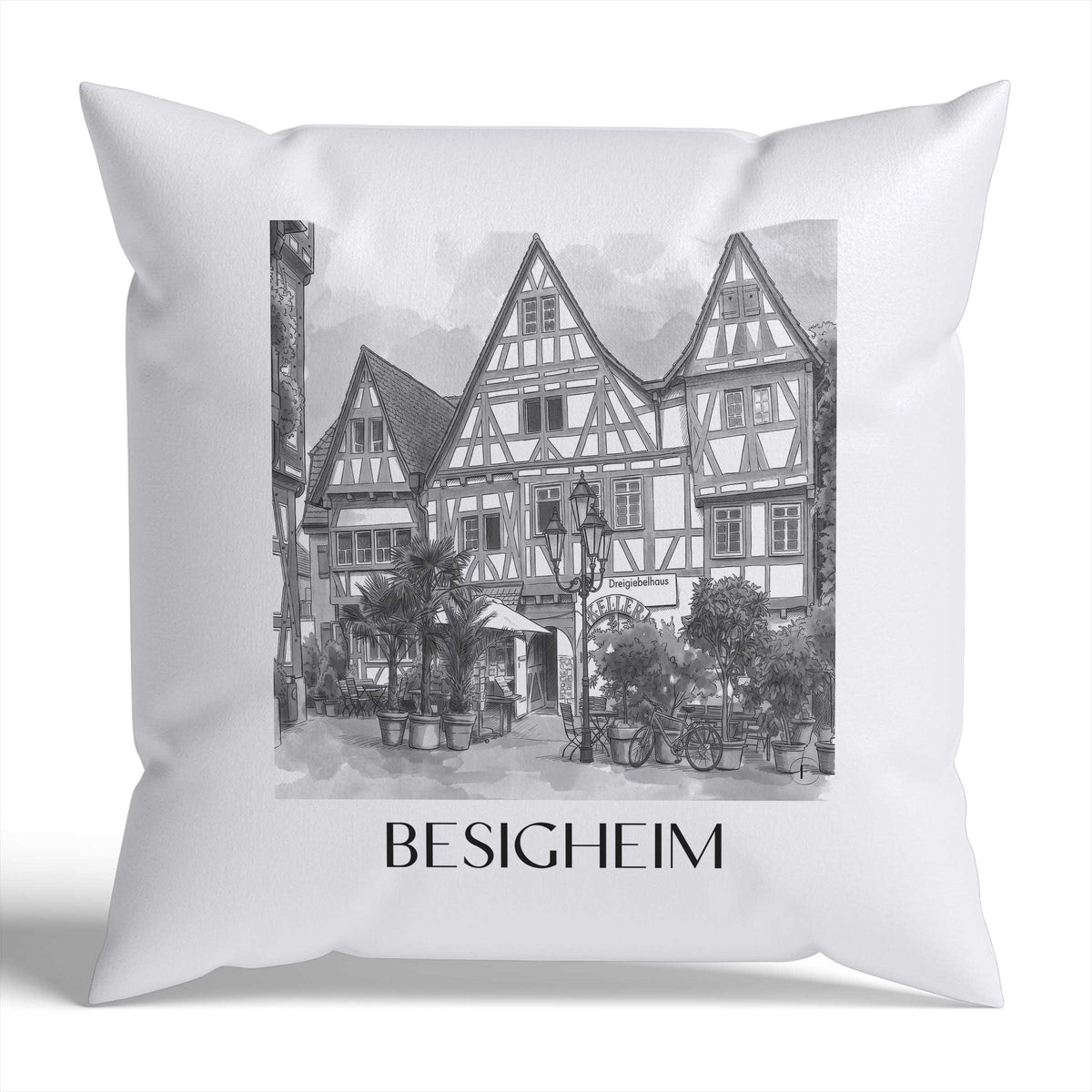 besigheim-neckartal-deutschland-kissenbezug-aquarell-schwarz-weiss