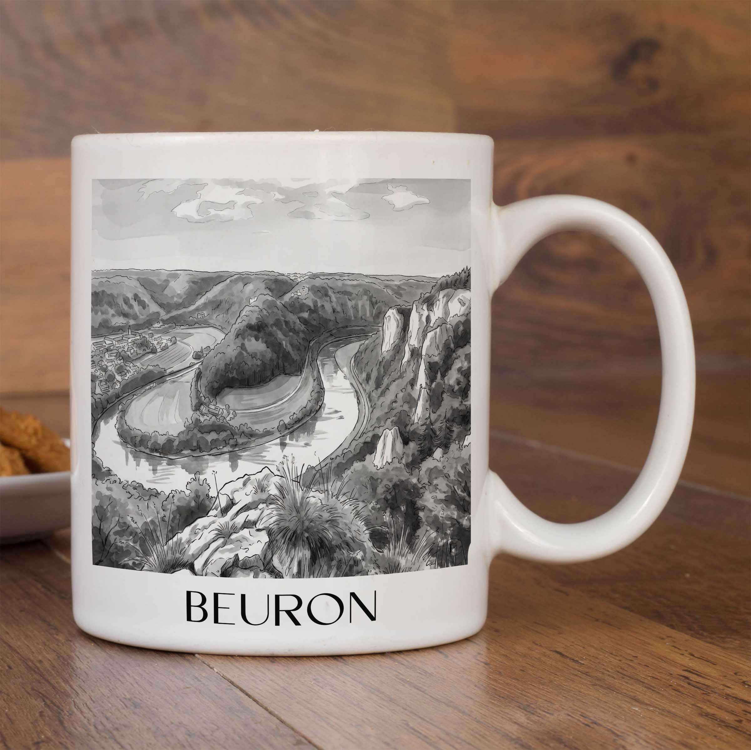 beuron-donautal-deutschland-kaffeebecher-aquarell-schwarz-weiss