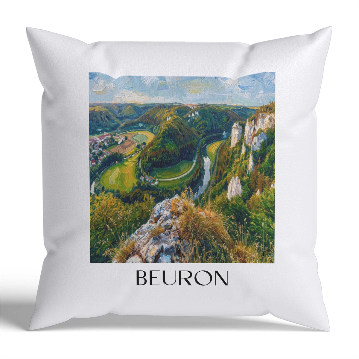 beuron-donautal-deutschland-kissenbezug-oil-painting-oelgemaelde