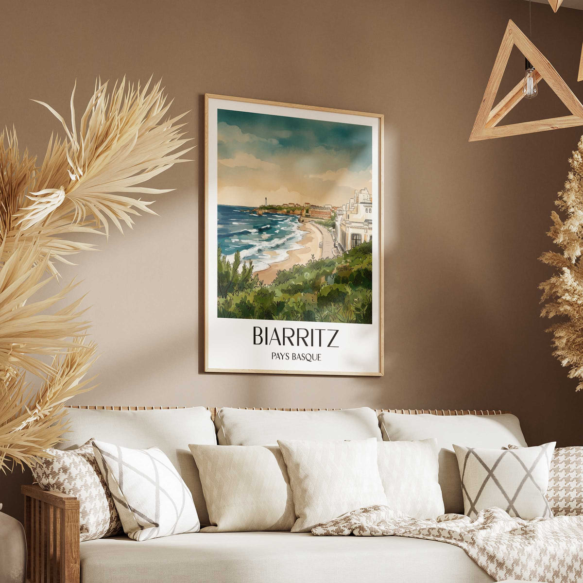 biarritz-pays-basque-frankreich-poster-aquarell