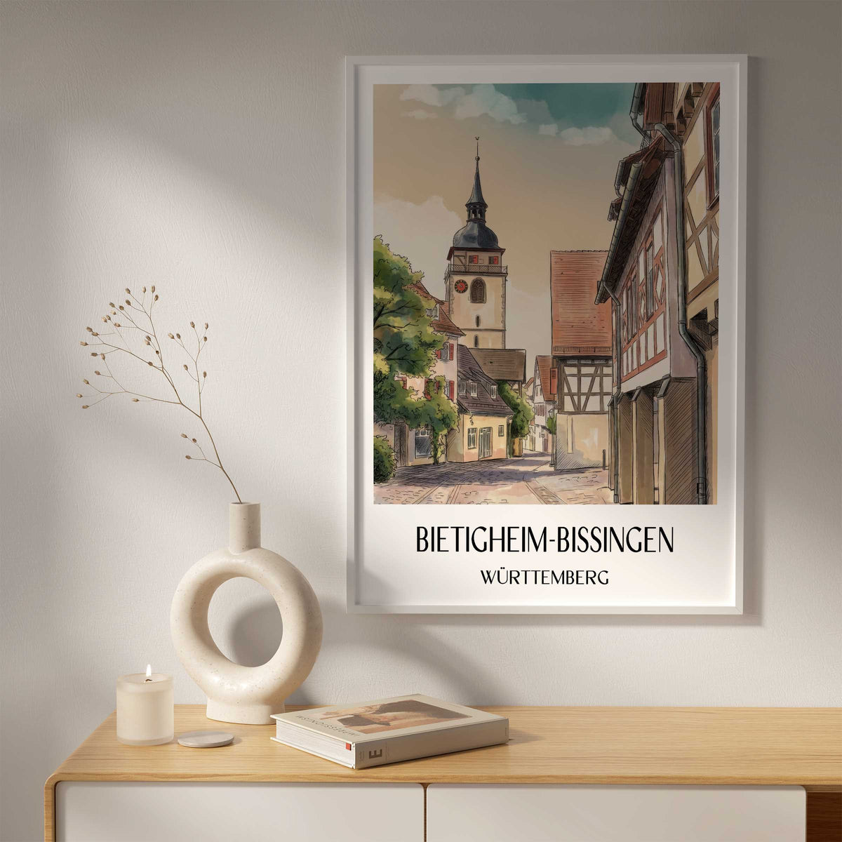 bietigheim-bissingen-württemberg-deutschland-poster-aquarell