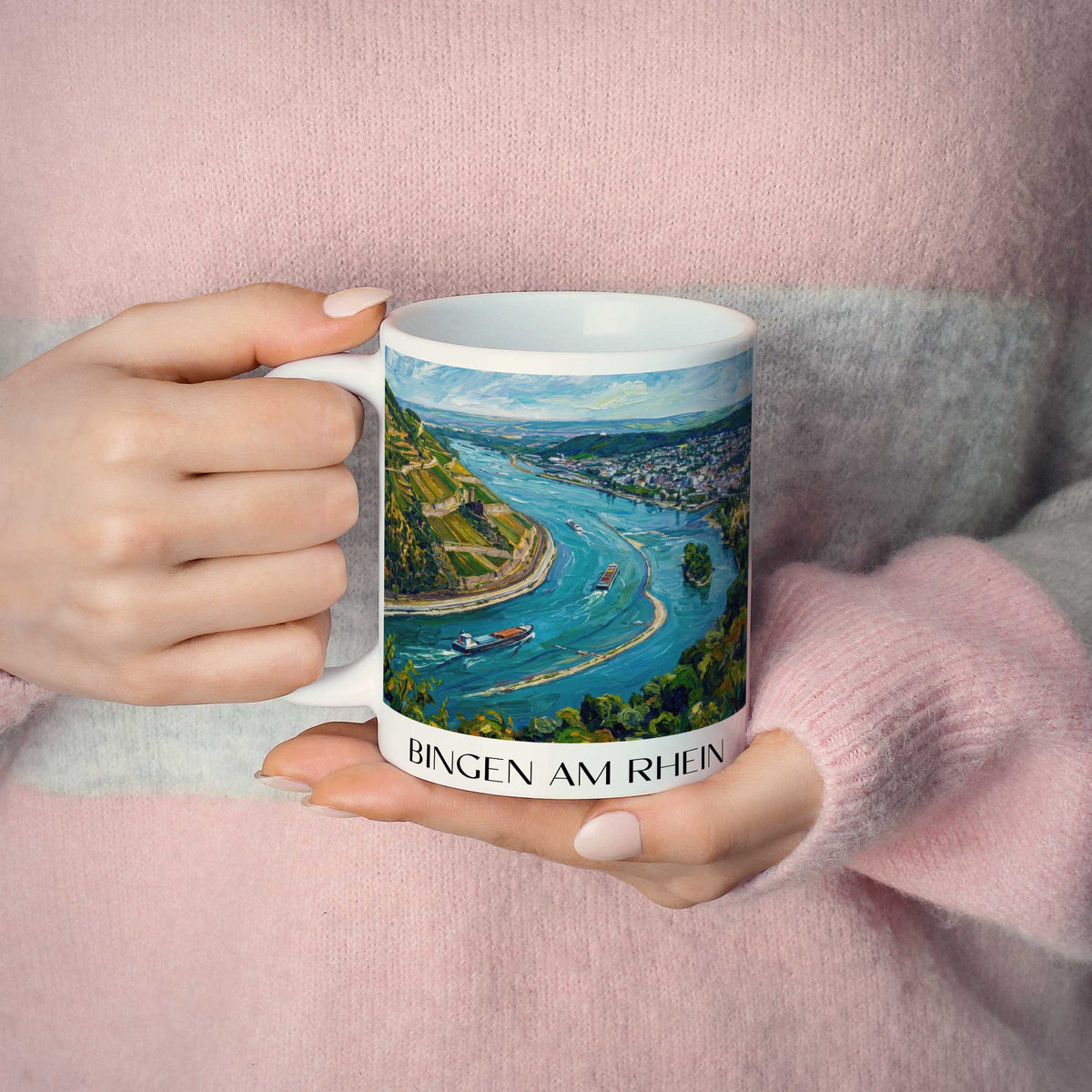 bingen-am-rhein-rheinhessen-deutschland-kaffeebecher-oil-painting-oelgemaelde