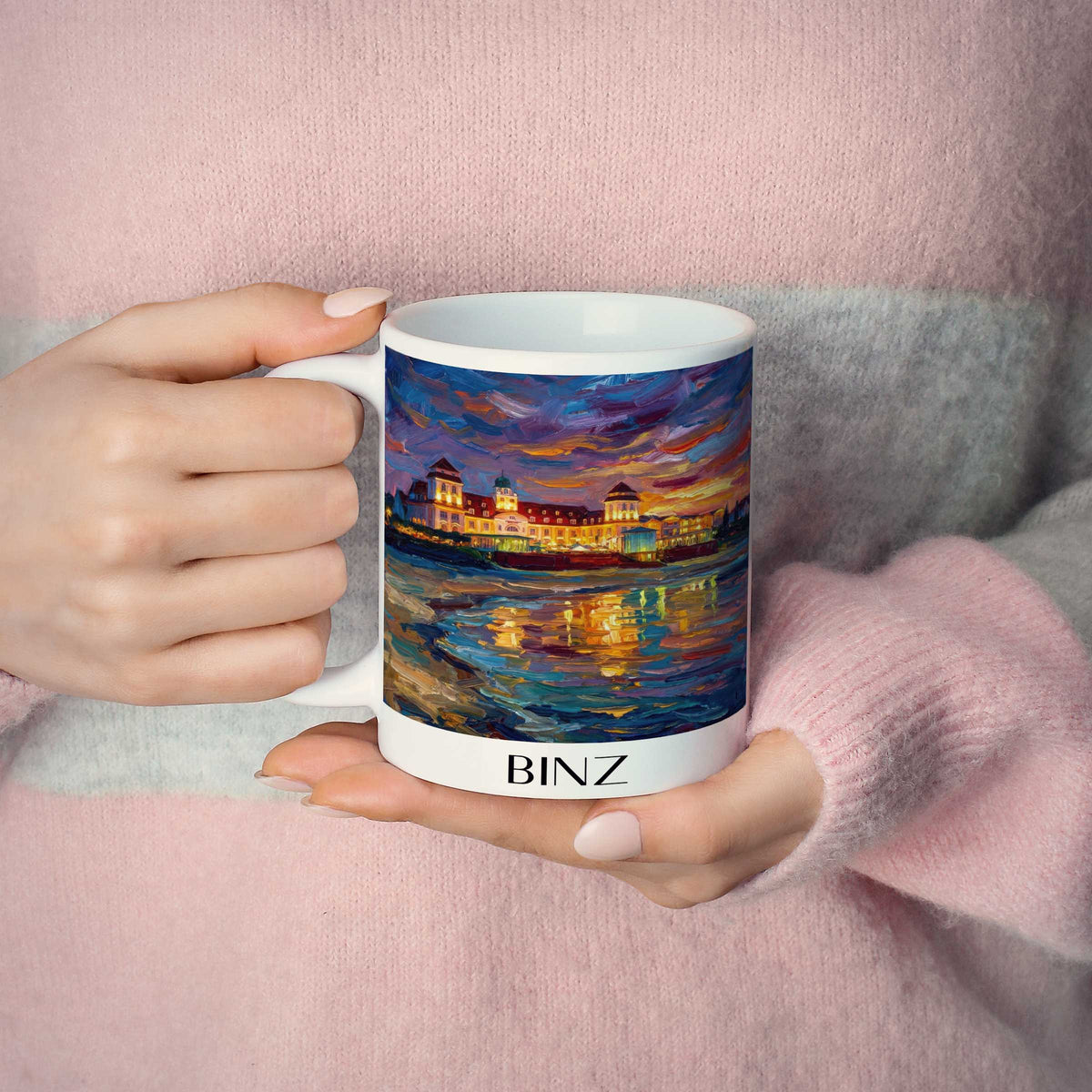 binz-rügen-deutschland-kaffeebecher-oil-painting-oelgemaelde