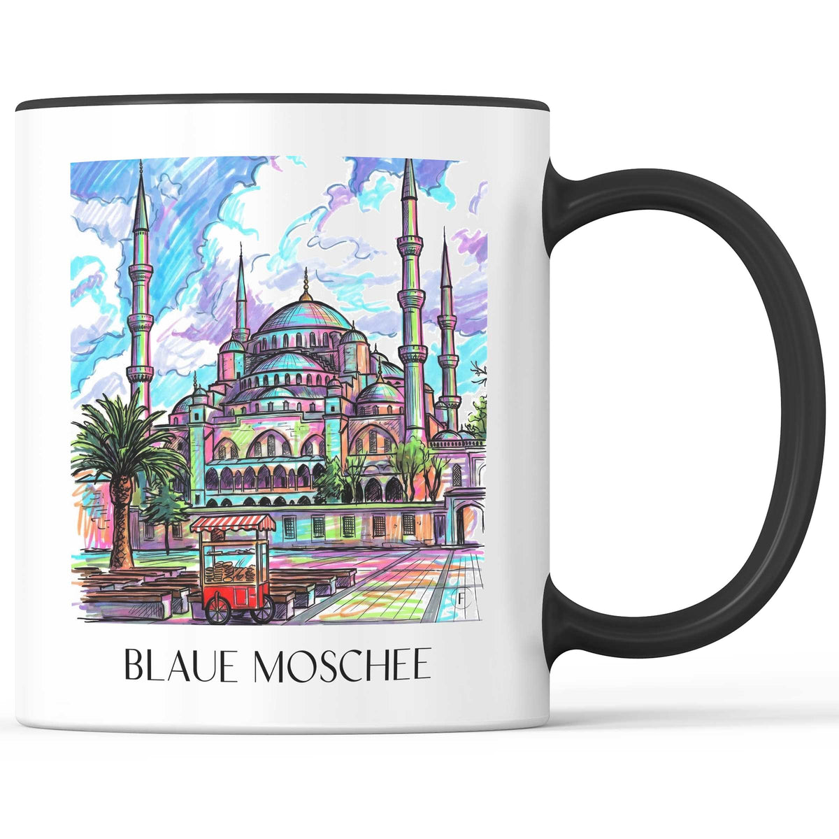 blaue-moschee-türkei-kaffeebecher-graffiti