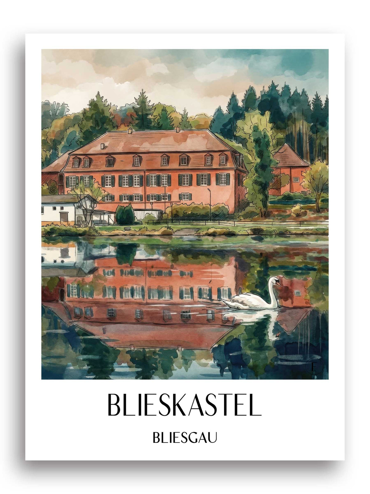 blieskastel-bliesgau-deutschland-poster-aquarell