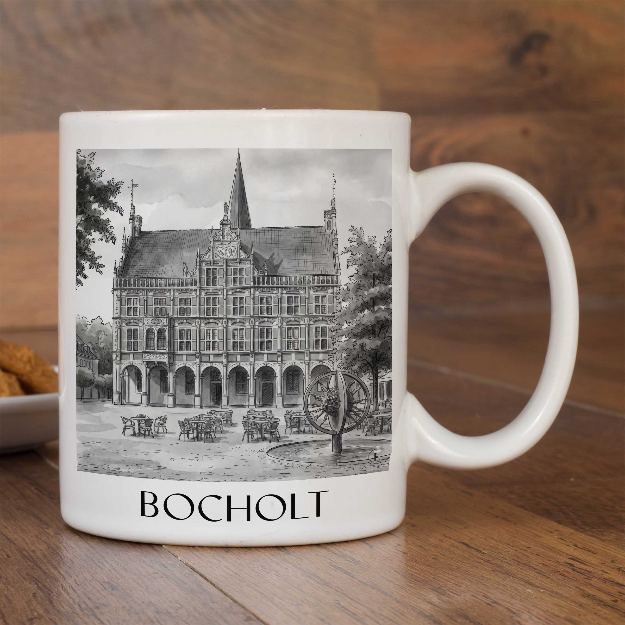 bocholt-münsterland-deutschland-kaffeebecher-aquarell-schwarz-weiss