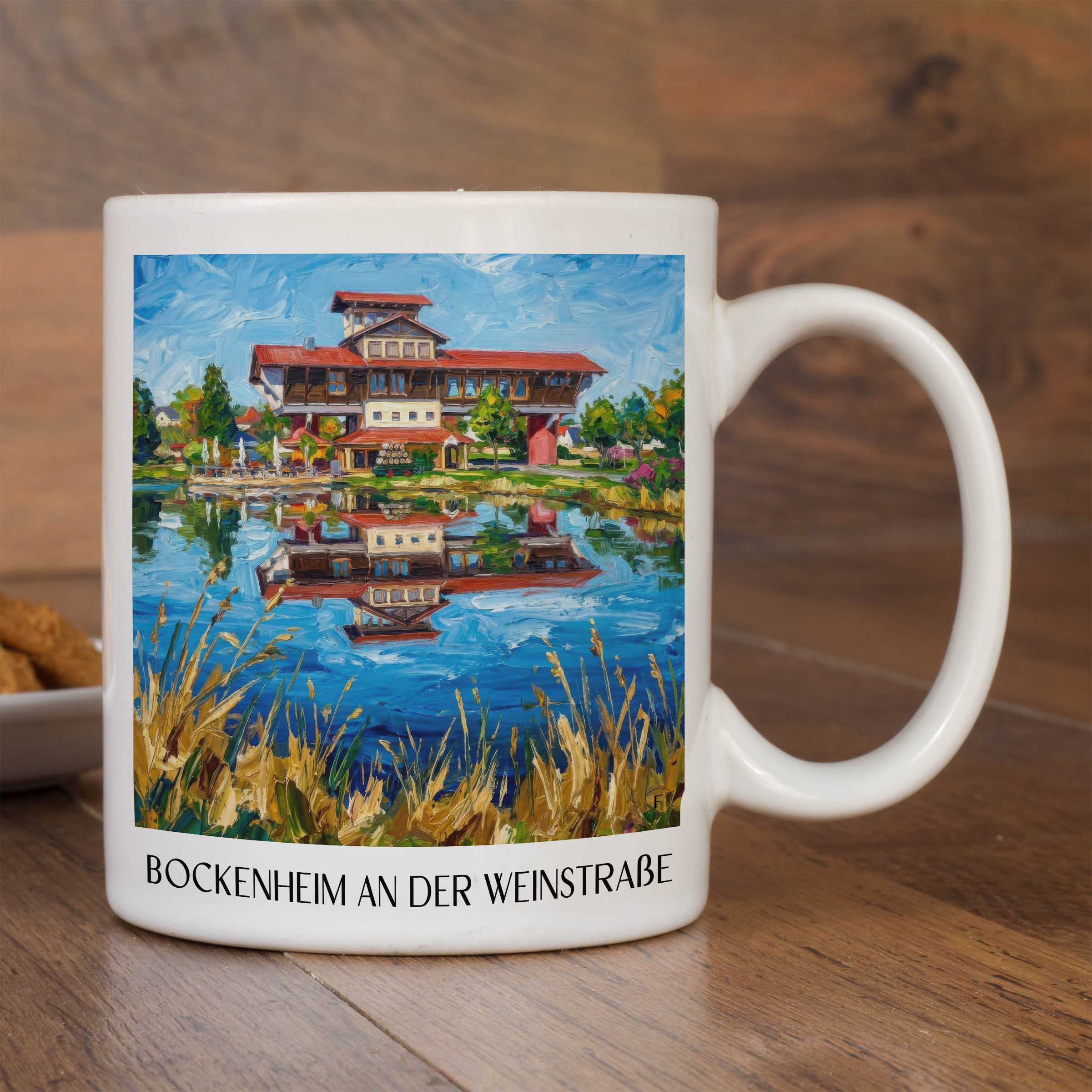 bockenheim-an-der-weinstraße-pfalz-deutschland-kaffeebecher-oil-painting-oelgemaelde