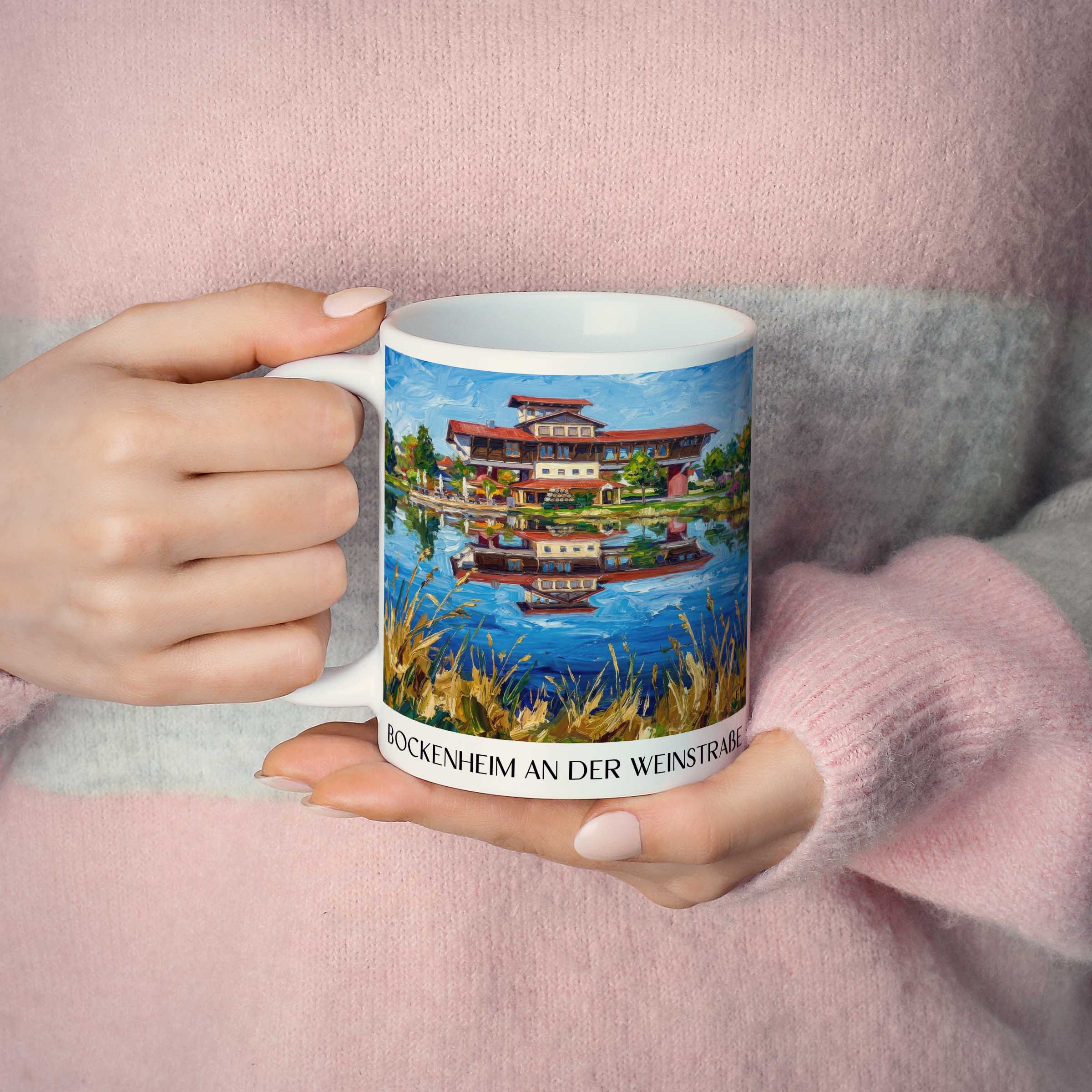 bockenheim-an-der-weinstraße-pfalz-deutschland-kaffeebecher-oil-painting-oelgemaelde